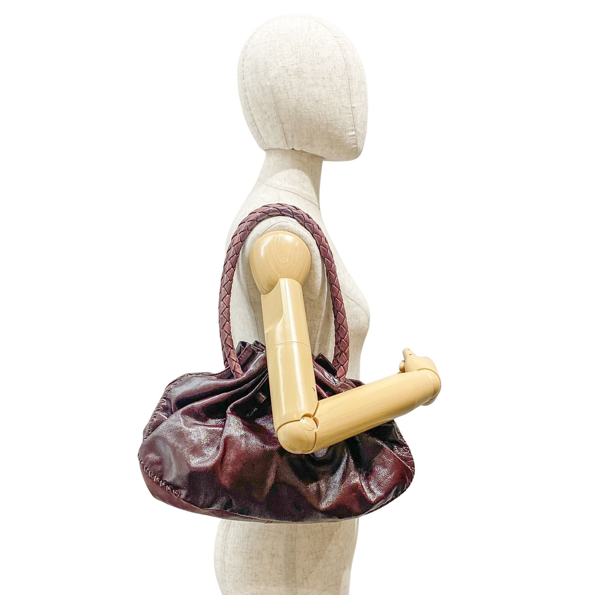 Brown Leather Shoulder Bag