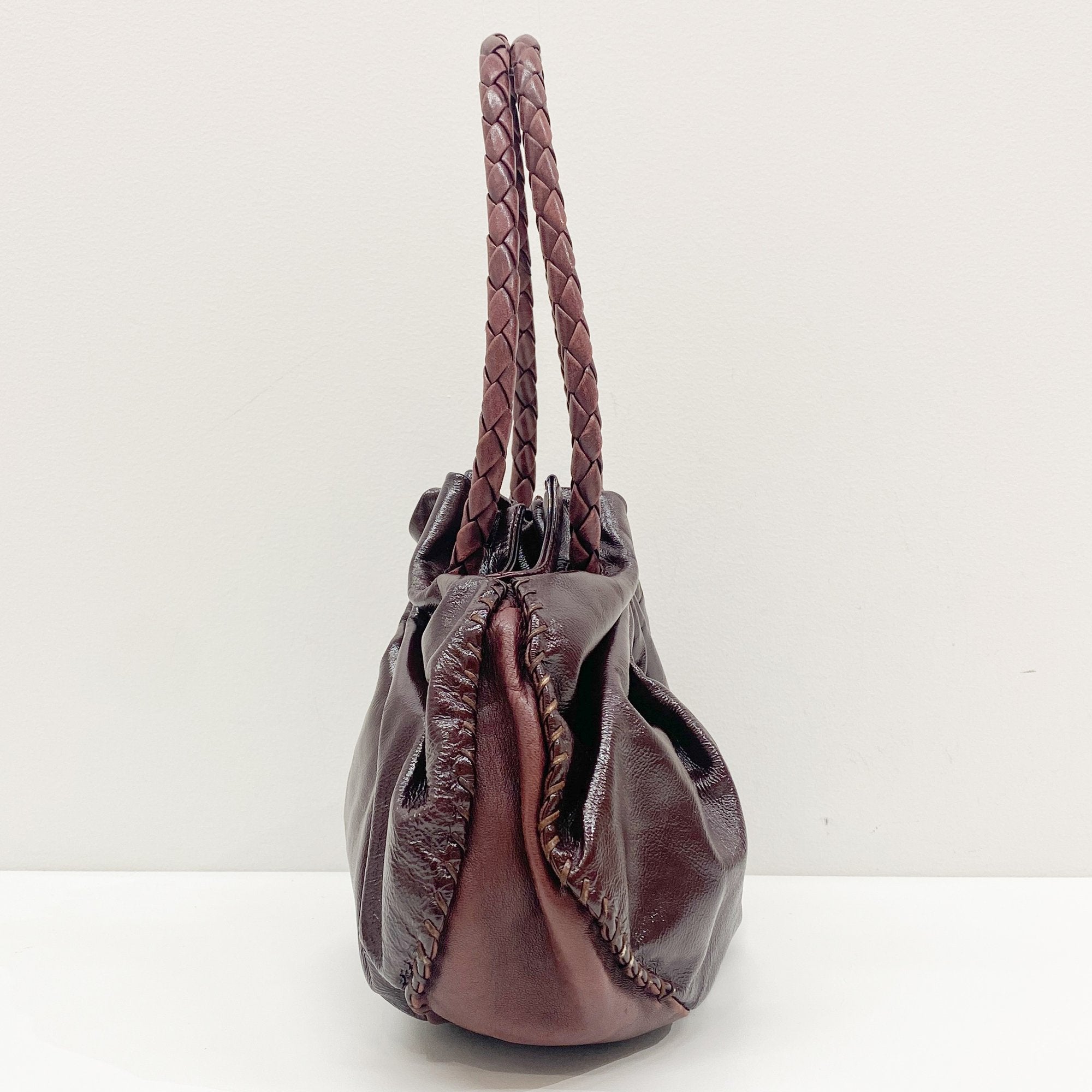 Brown Leather Shoulder Bag