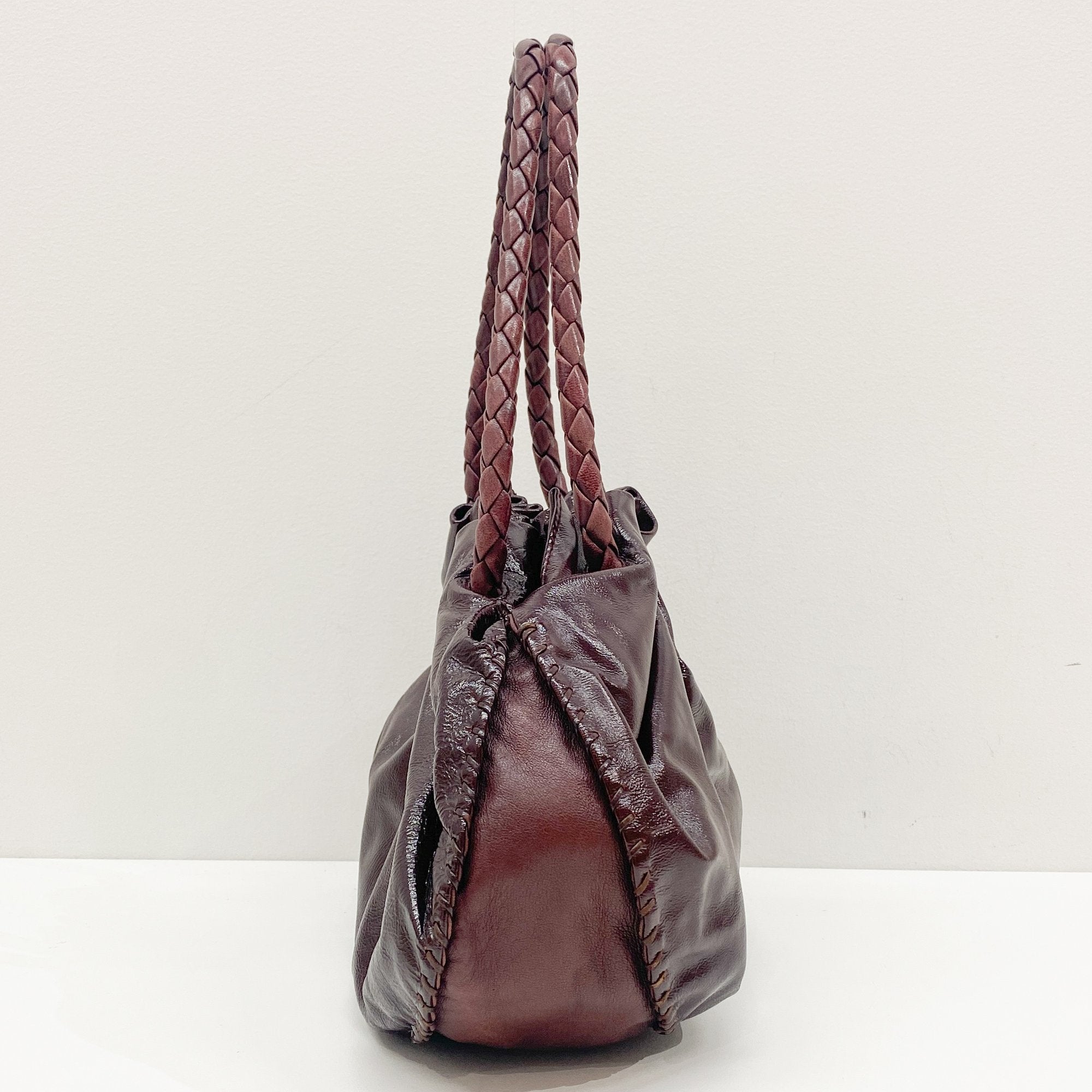 Brown Leather Shoulder Bag