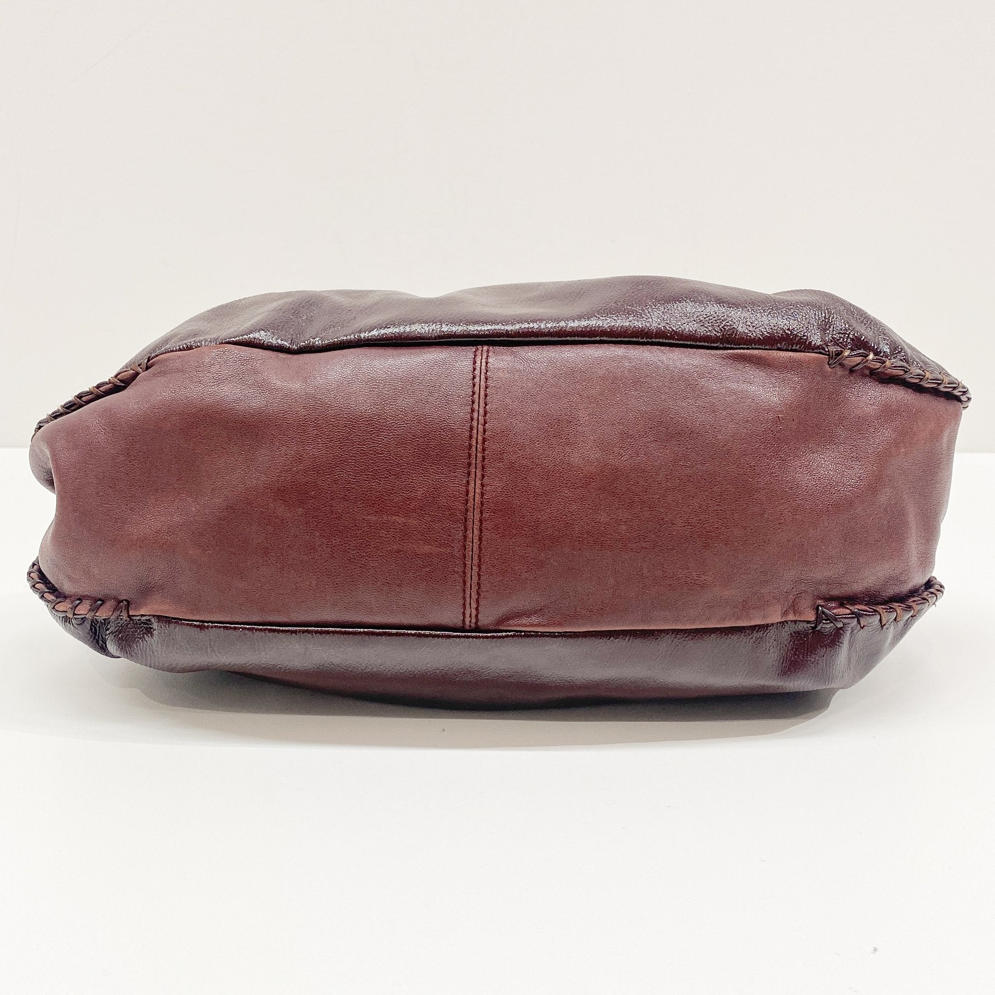 Brown Leather Shoulder Bag