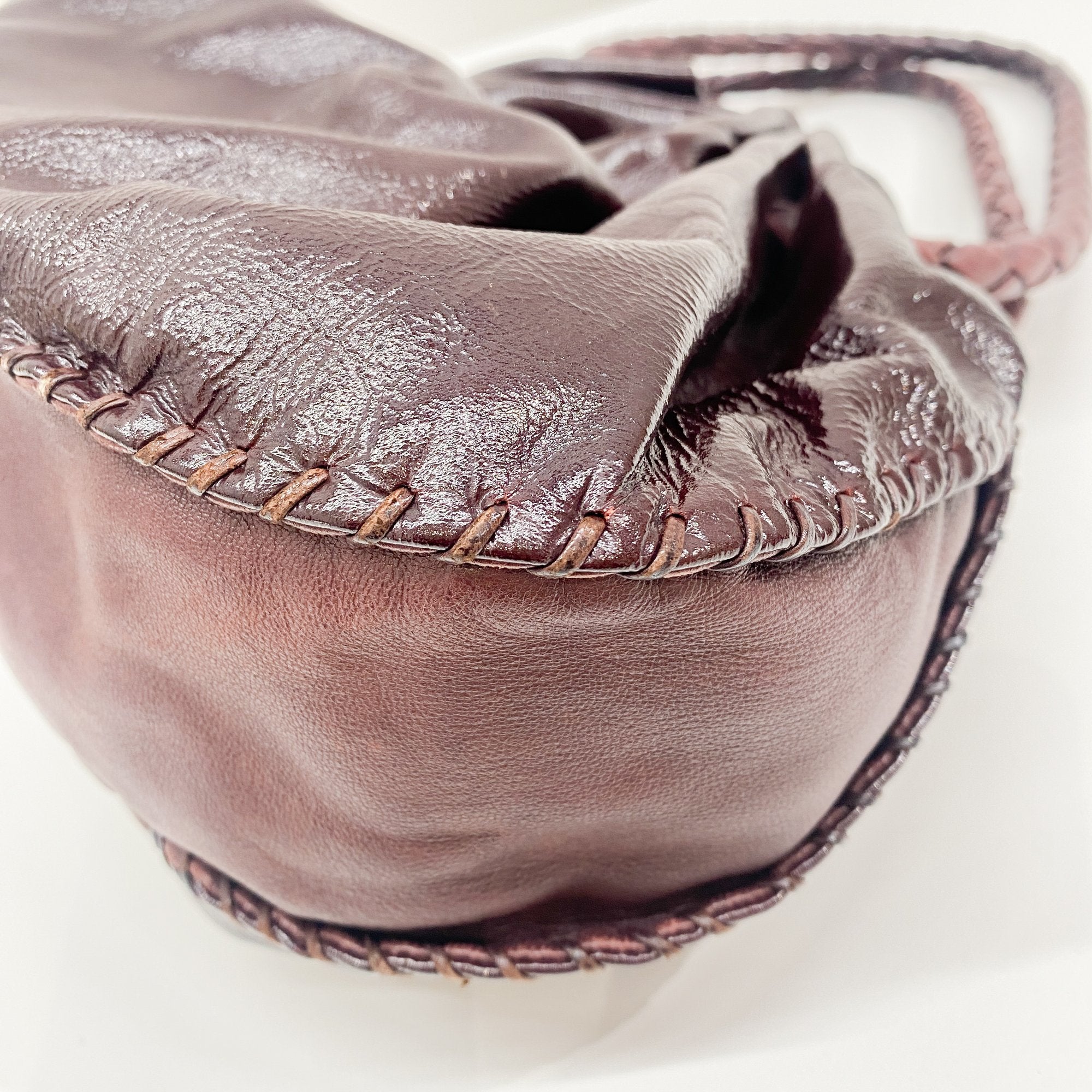 Brown Leather Shoulder Bag