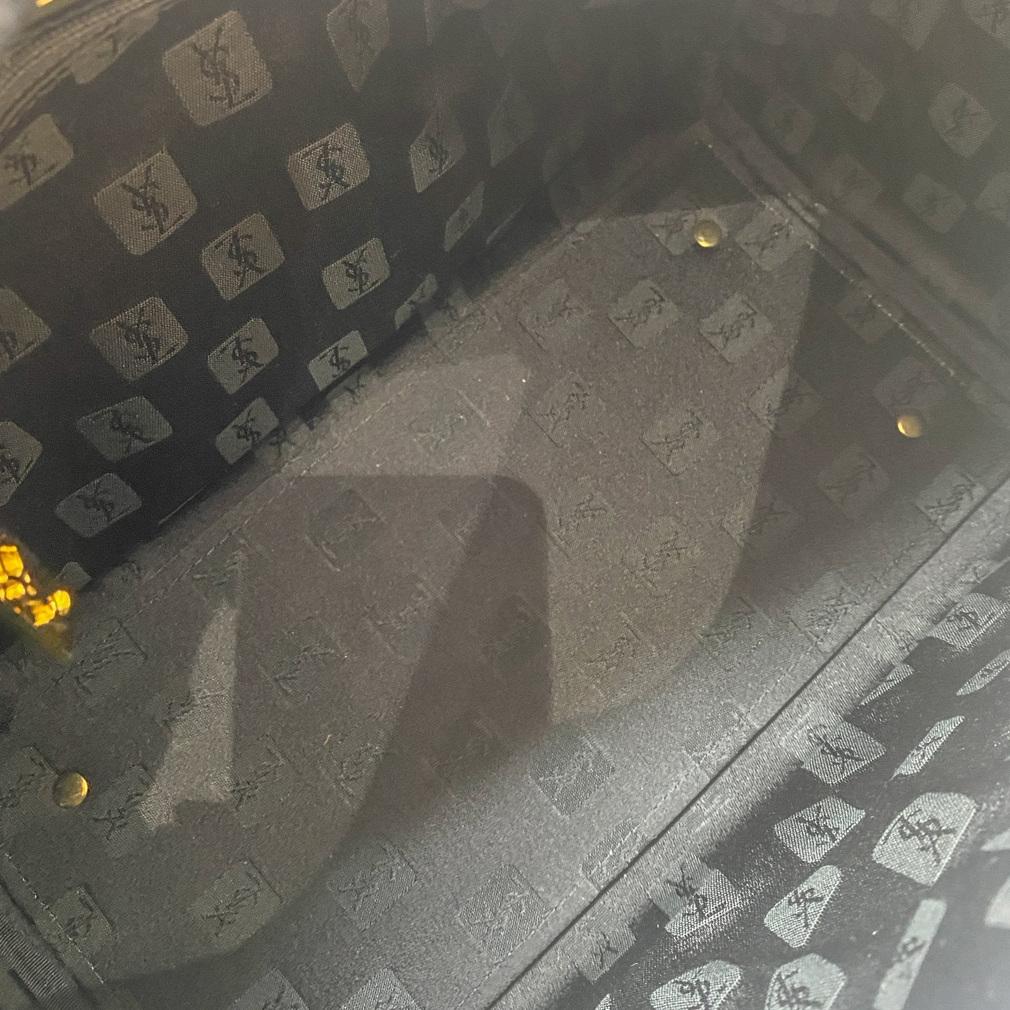 Black Nylon Hand Bag