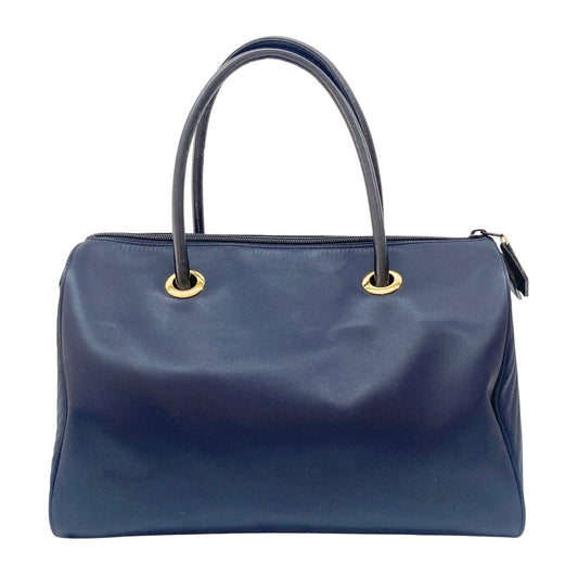 Black Nylon Hand Bag