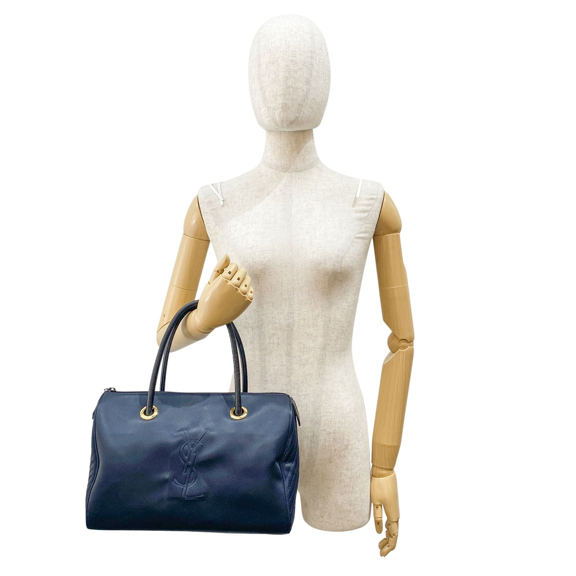 Black Nylon Hand Bag