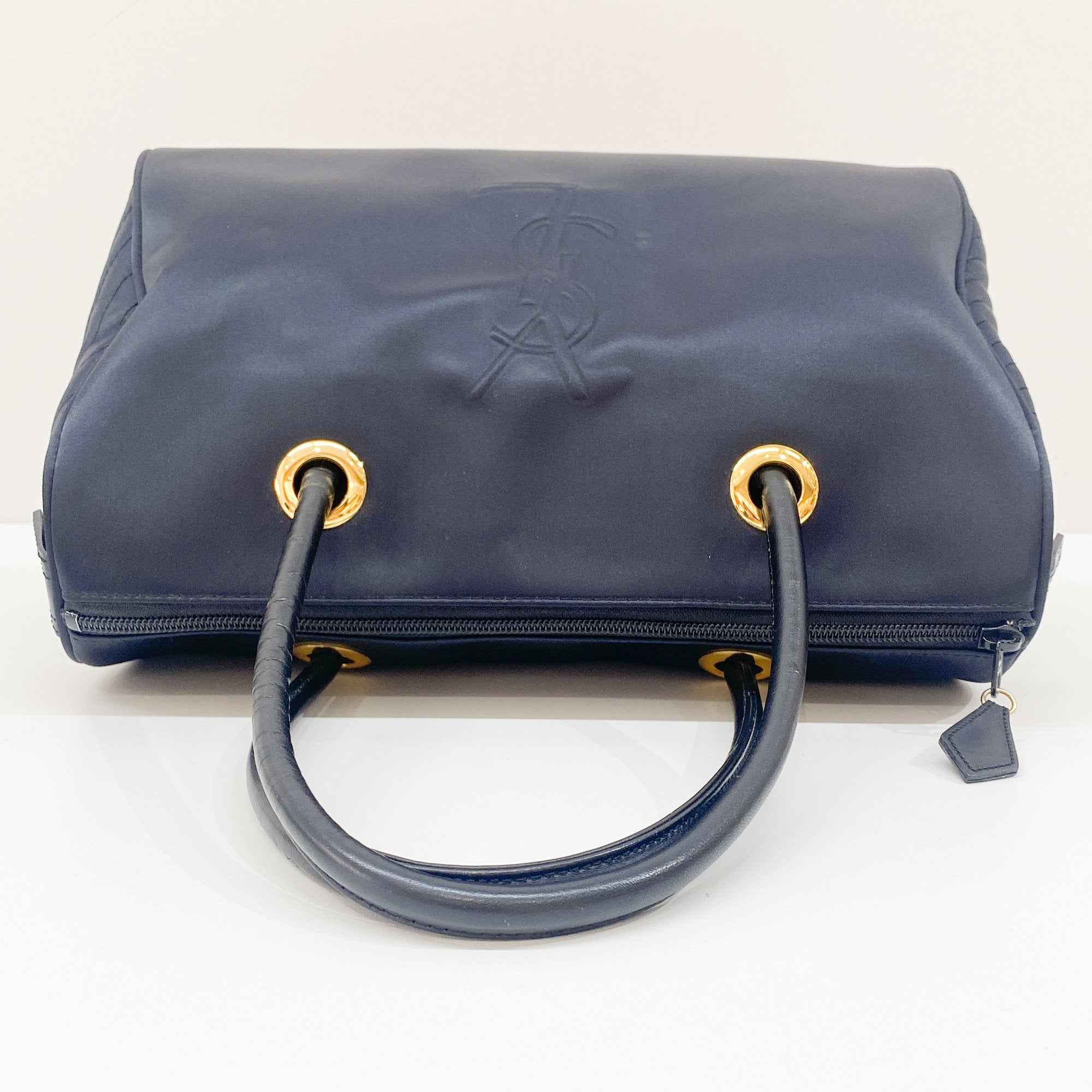 Black Nylon Hand Bag