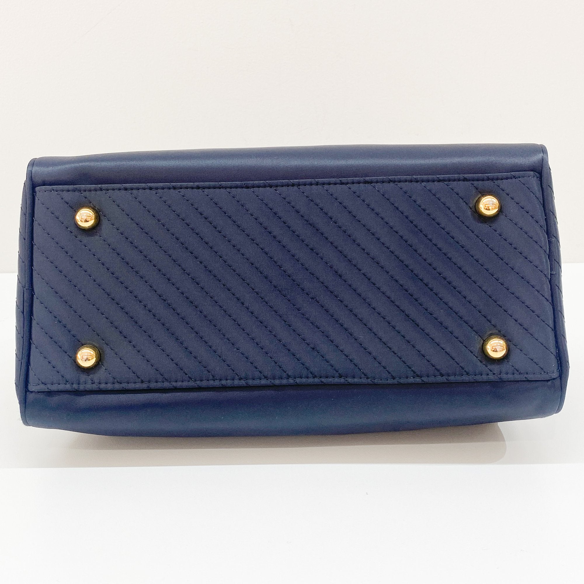 Black Nylon Hand Bag