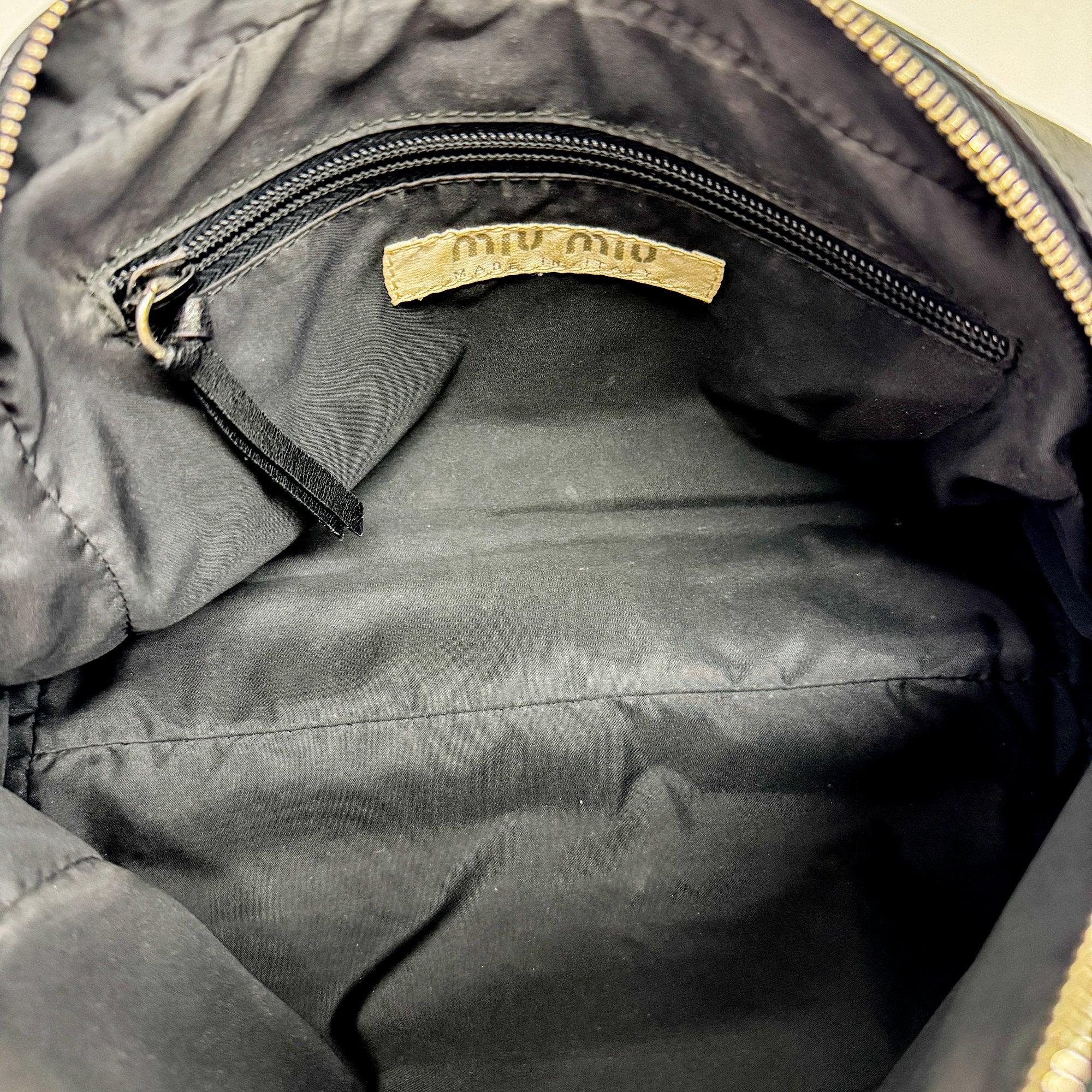 Black Leather Hand Bag