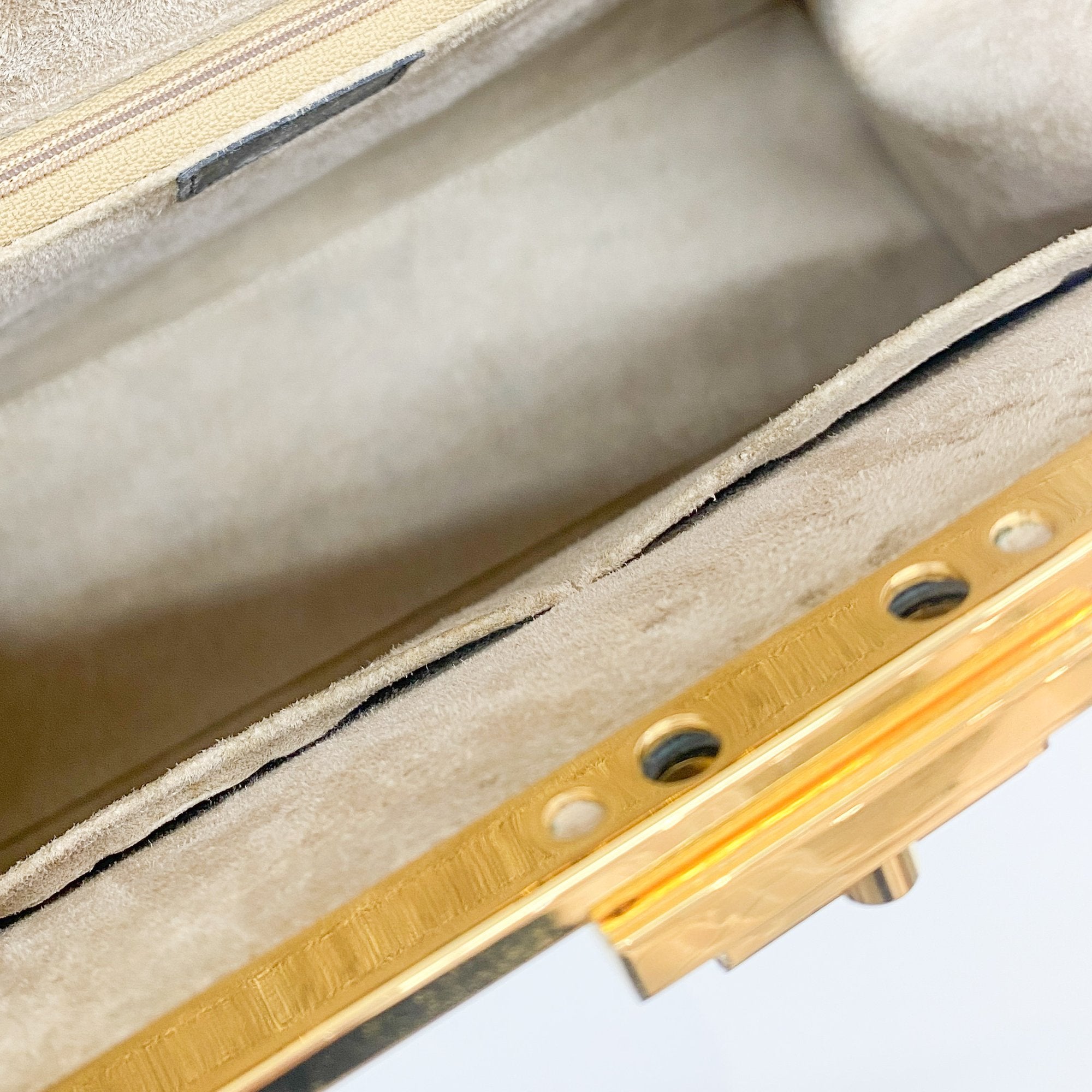 Black Leather Top Handle Hand Bag