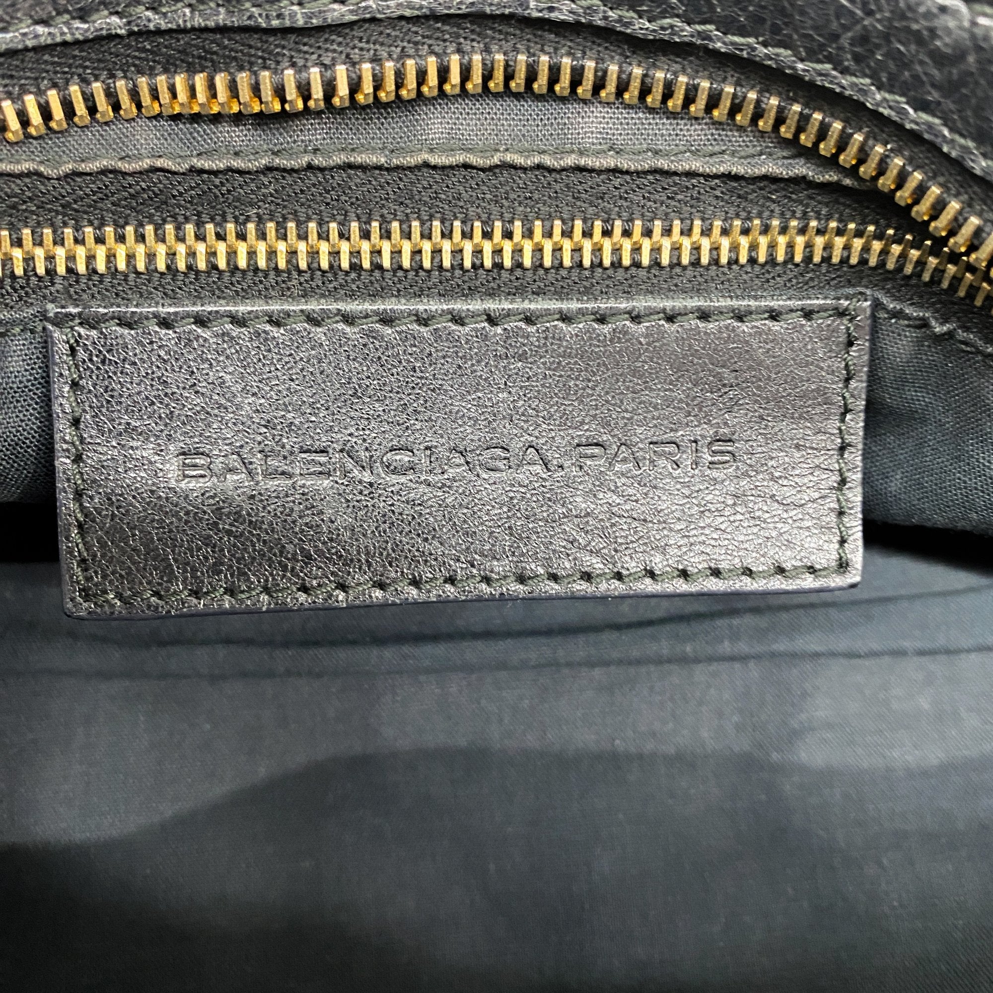 The City Black Leather Two Way Bag