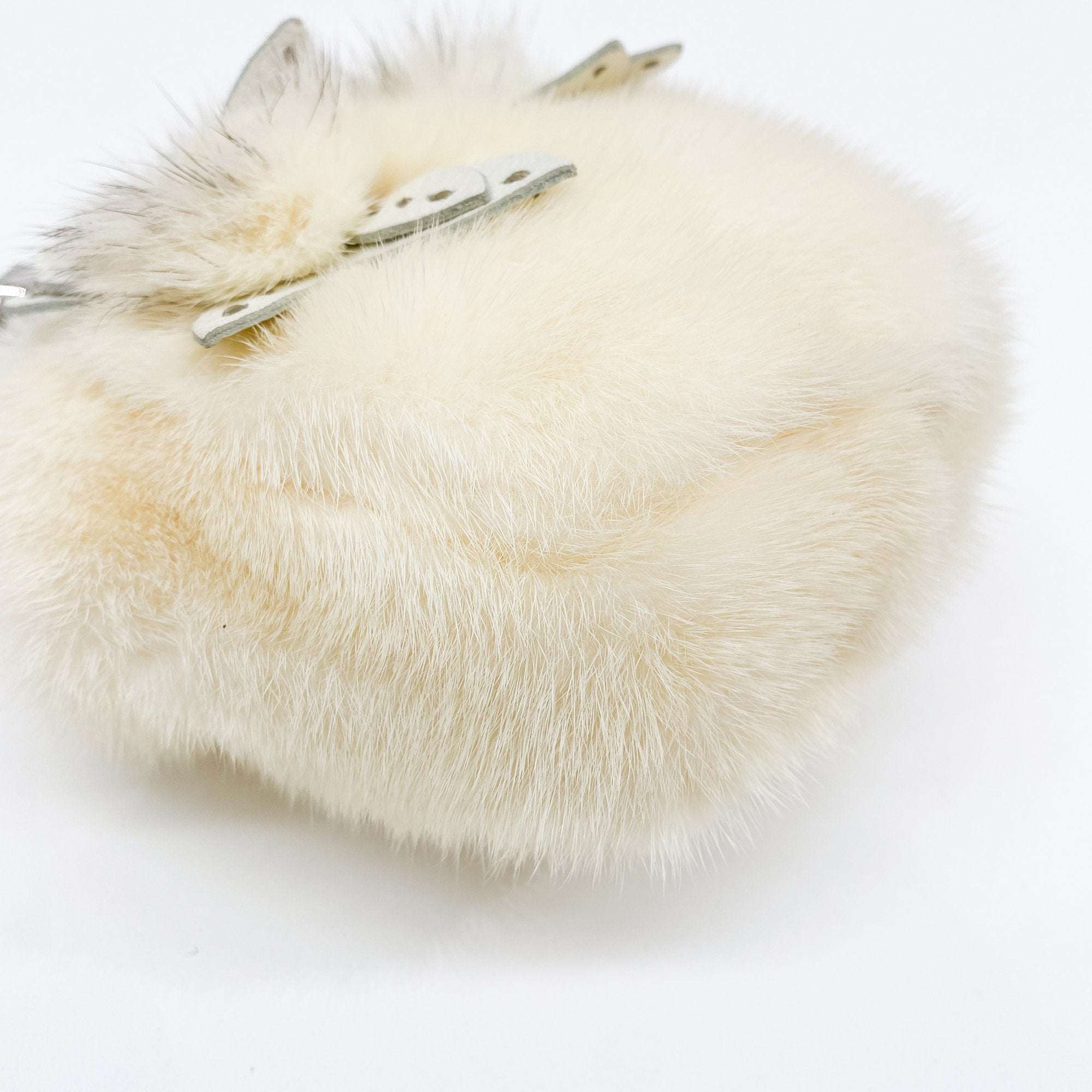 Beige Fur Hand Bag