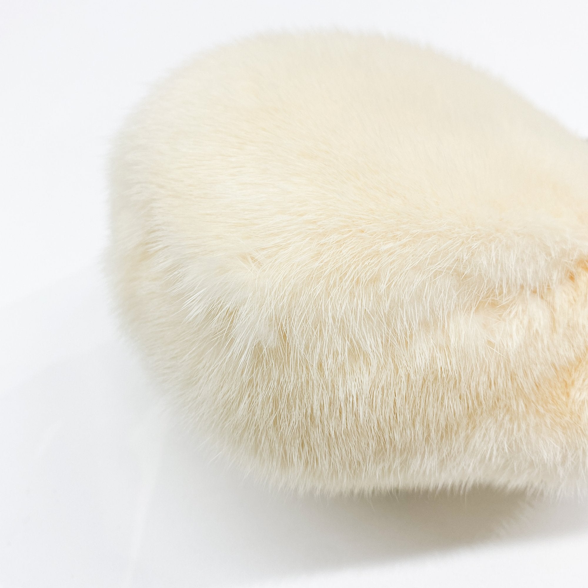 Beige Fur Hand Bag