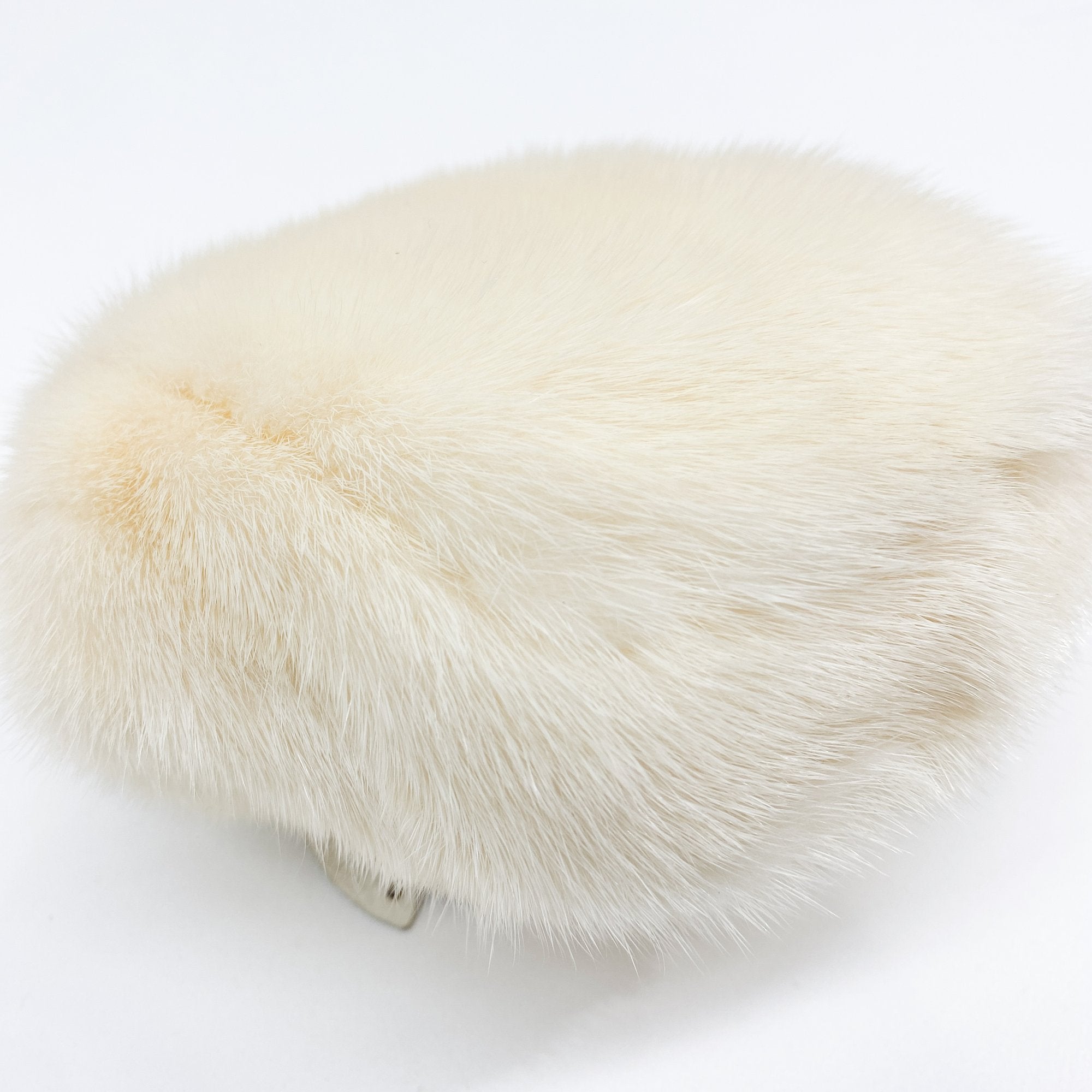 Beige Fur Hand Bag