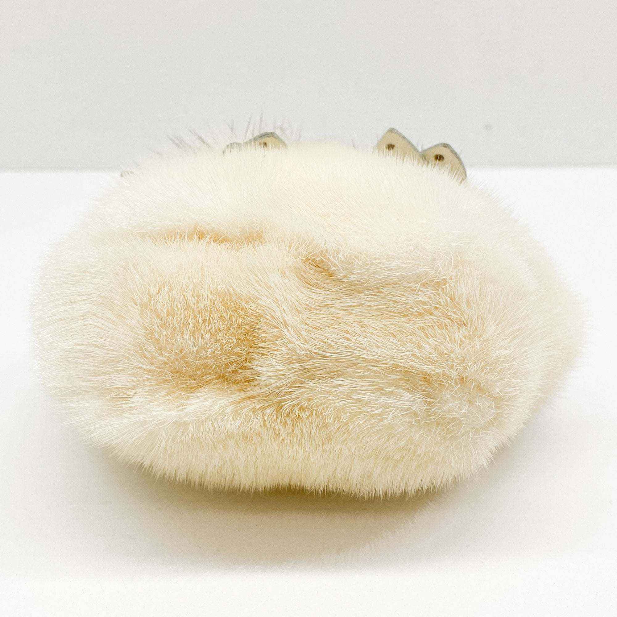 Beige Fur Hand Bag