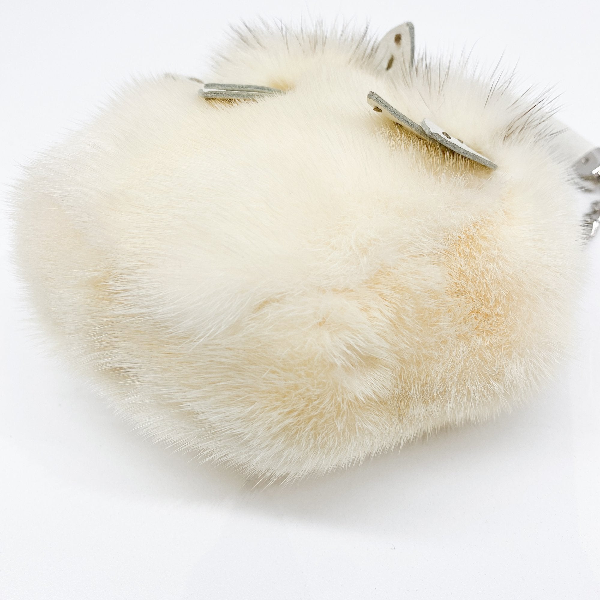 Beige Fur Hand Bag