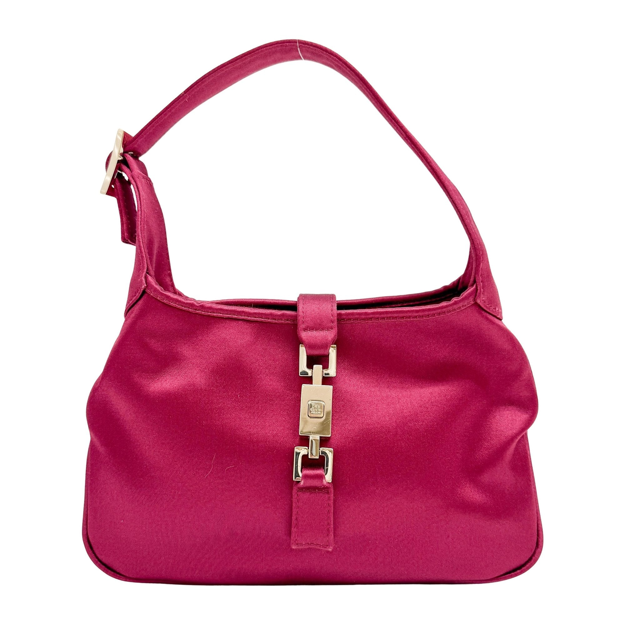 Jackie Red Satin Mini Hand Bag