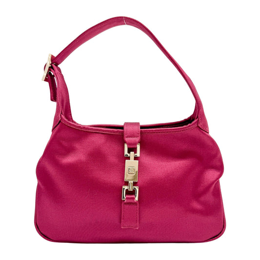 Jackie Red Satin Mini Hand Bag