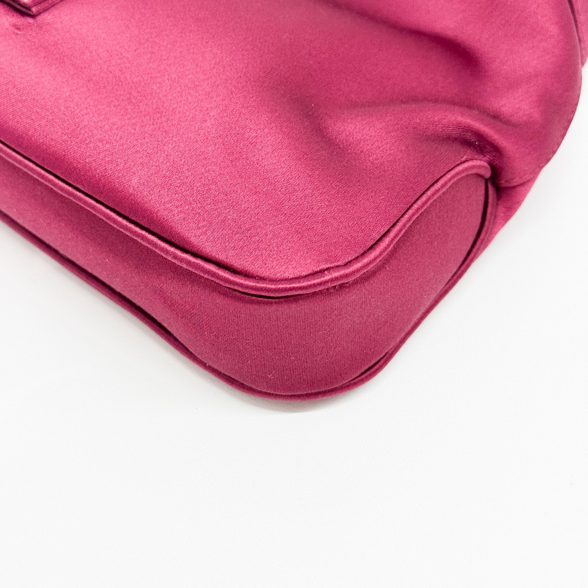 Jackie Red Satin Mini Hand Bag