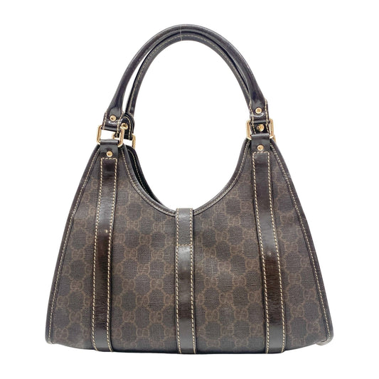 Joy Bardot GG Hobo Brown Leather Shoulder Bag
