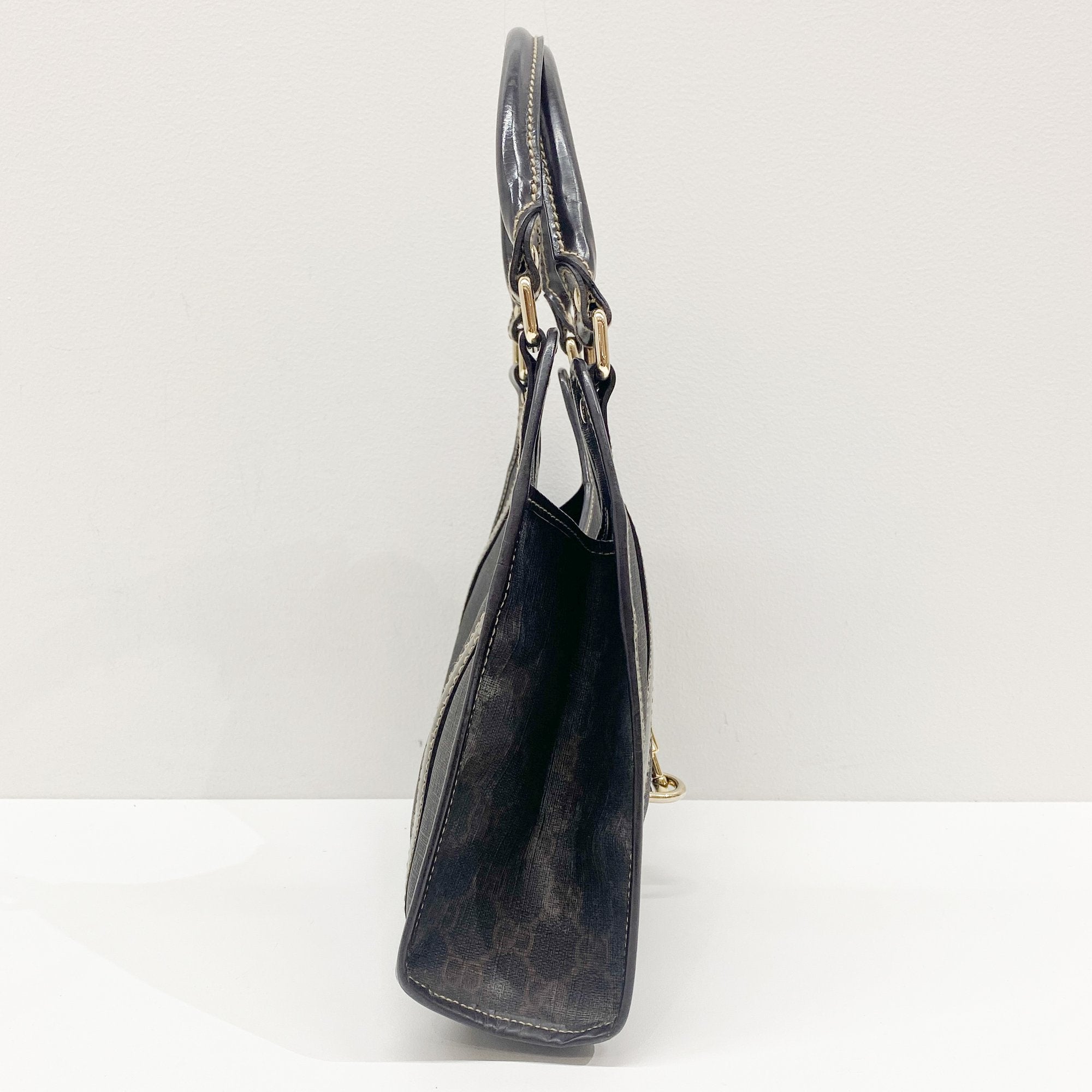 Joy Bardot GG Hobo Brown Leather Shoulder Bag