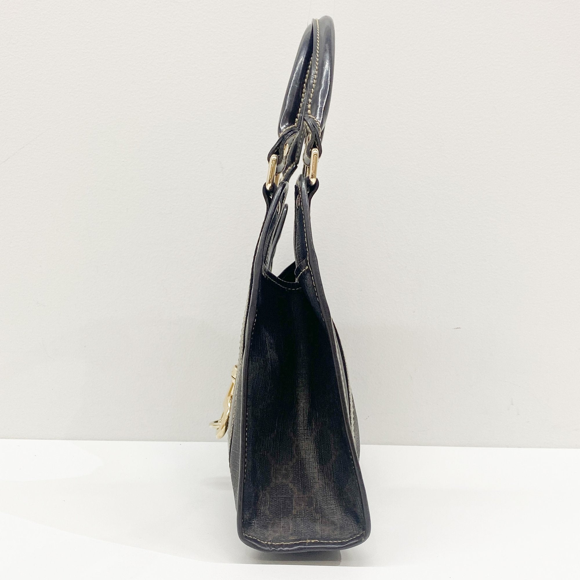 Joy Bardot GG Hobo Brown Leather Shoulder Bag