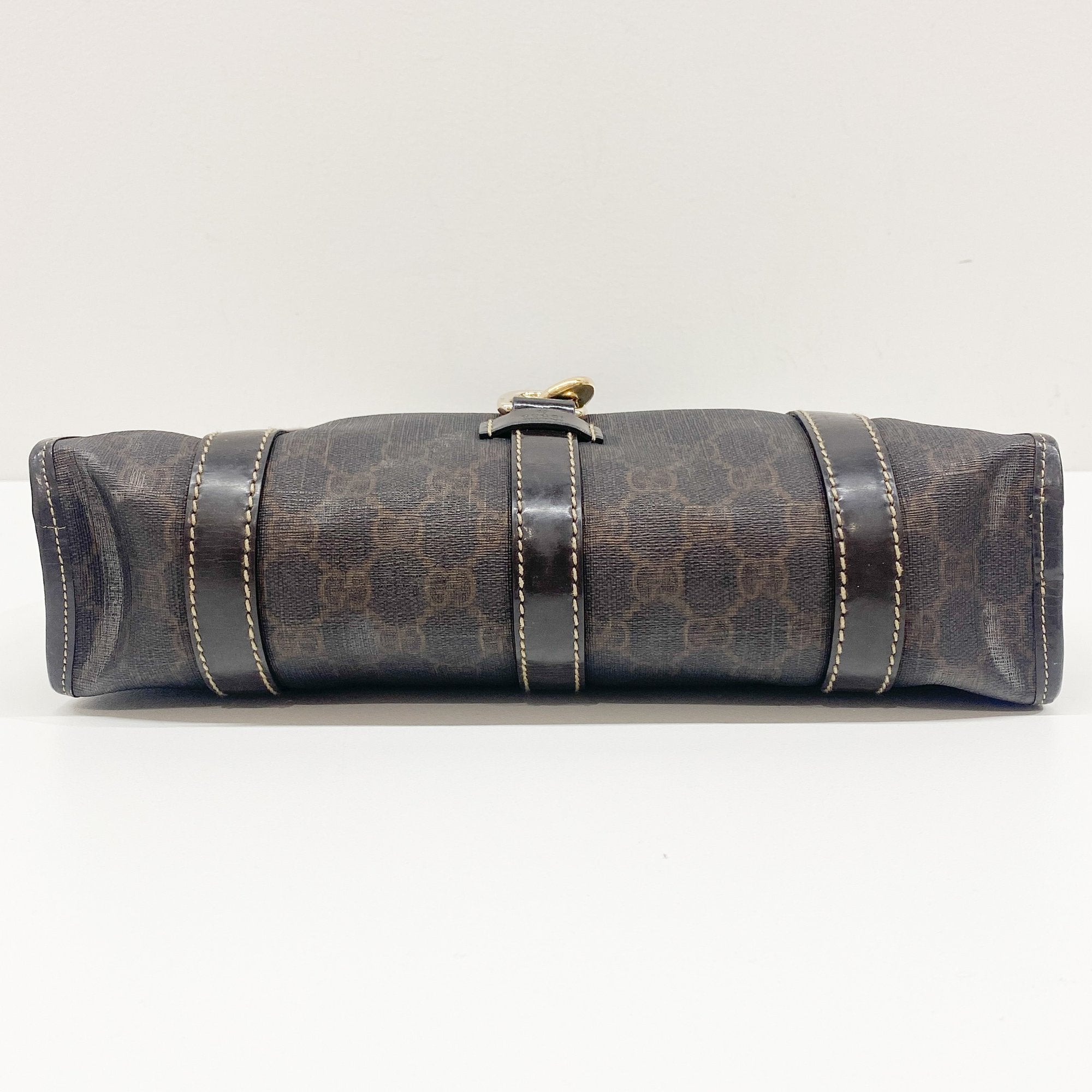 Joy Bardot GG Hobo Brown Leather Shoulder Bag