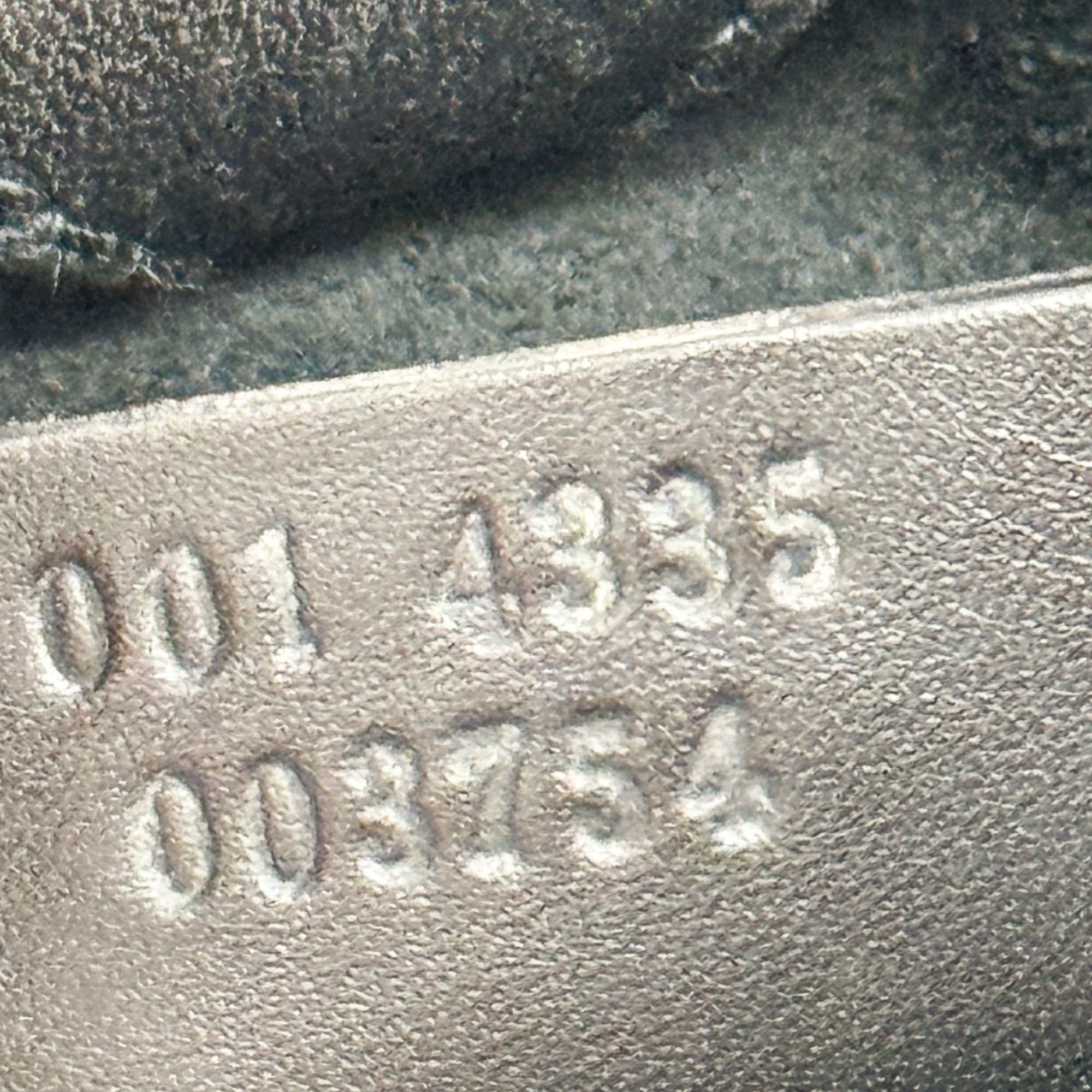 Vintage Black Suede Hand Bag