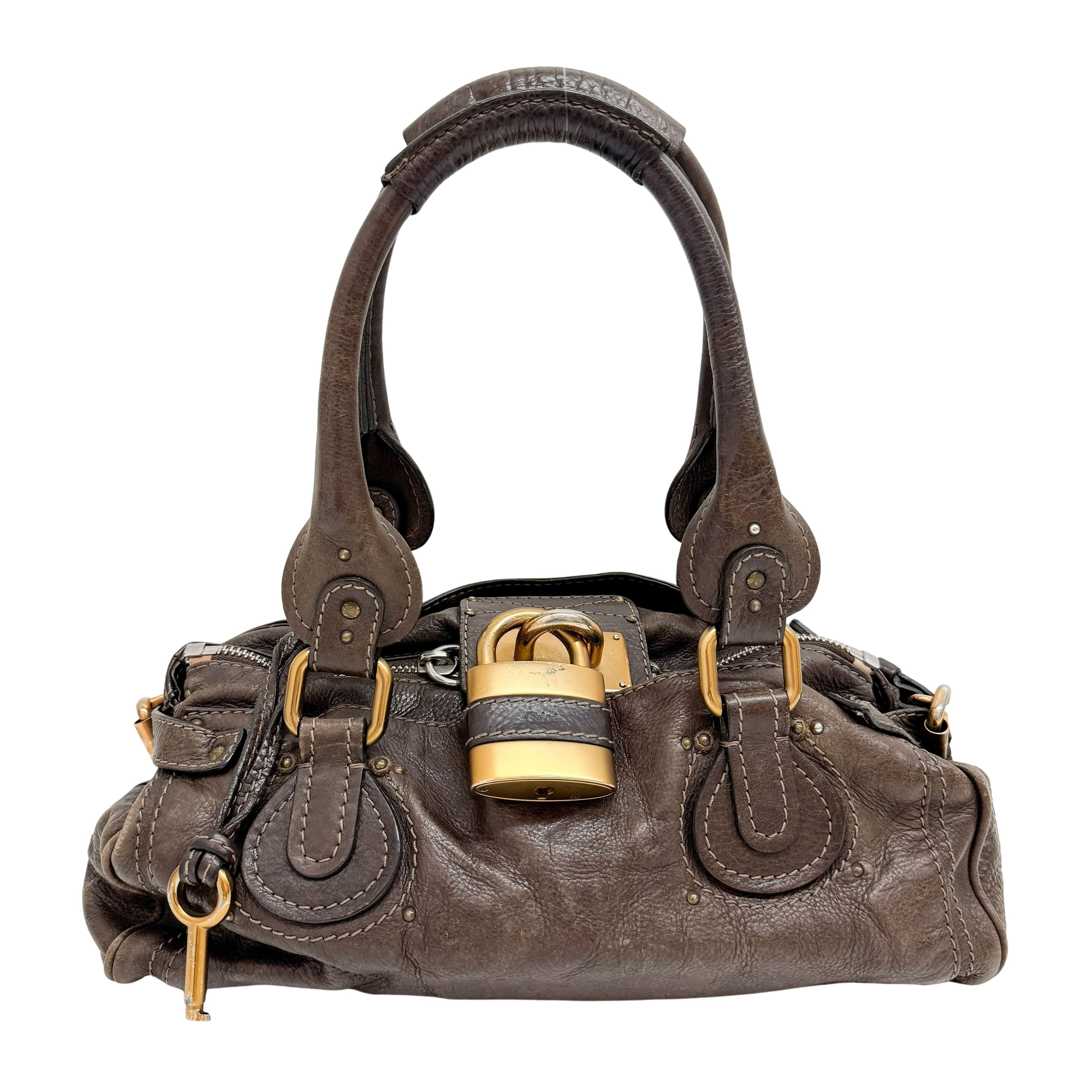 Paddington Brown Leather Shoulder Bag