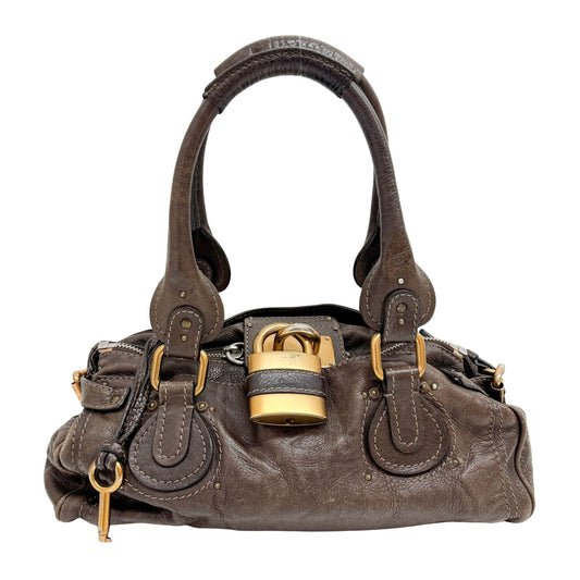Paddington Brown Leather Shoulder Bag