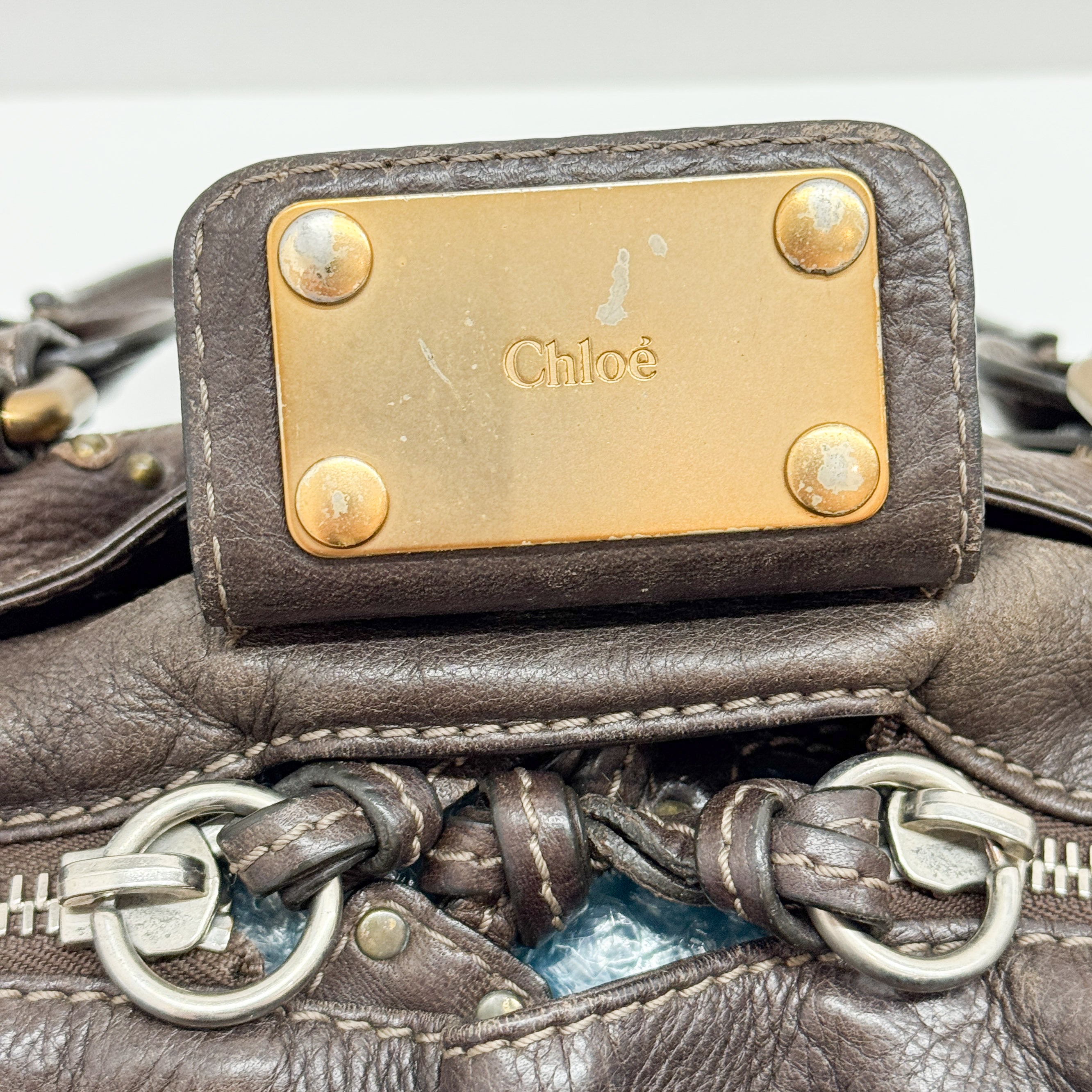 Paddington Brown Leather Shoulder Bag