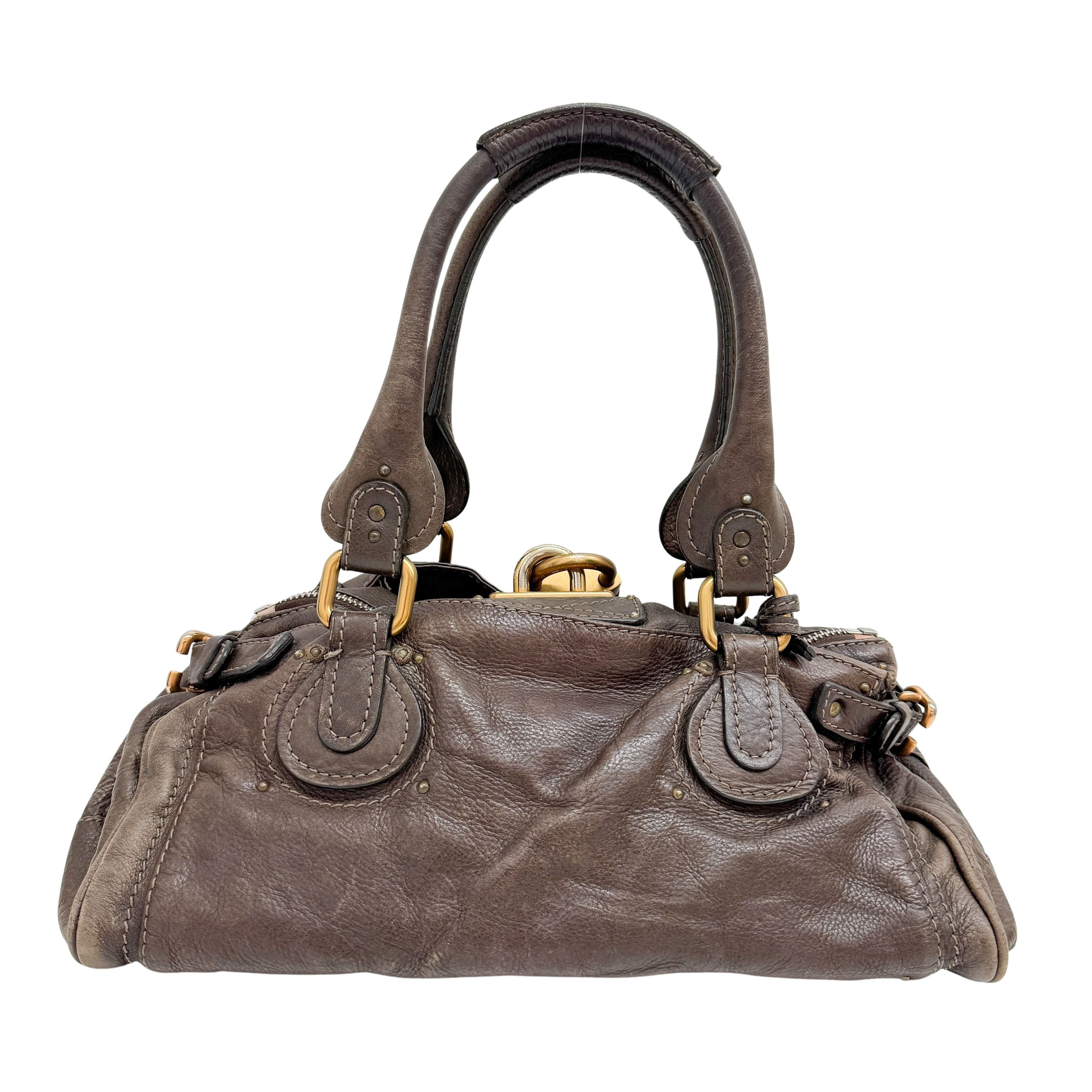 Paddington Brown Leather Shoulder Bag