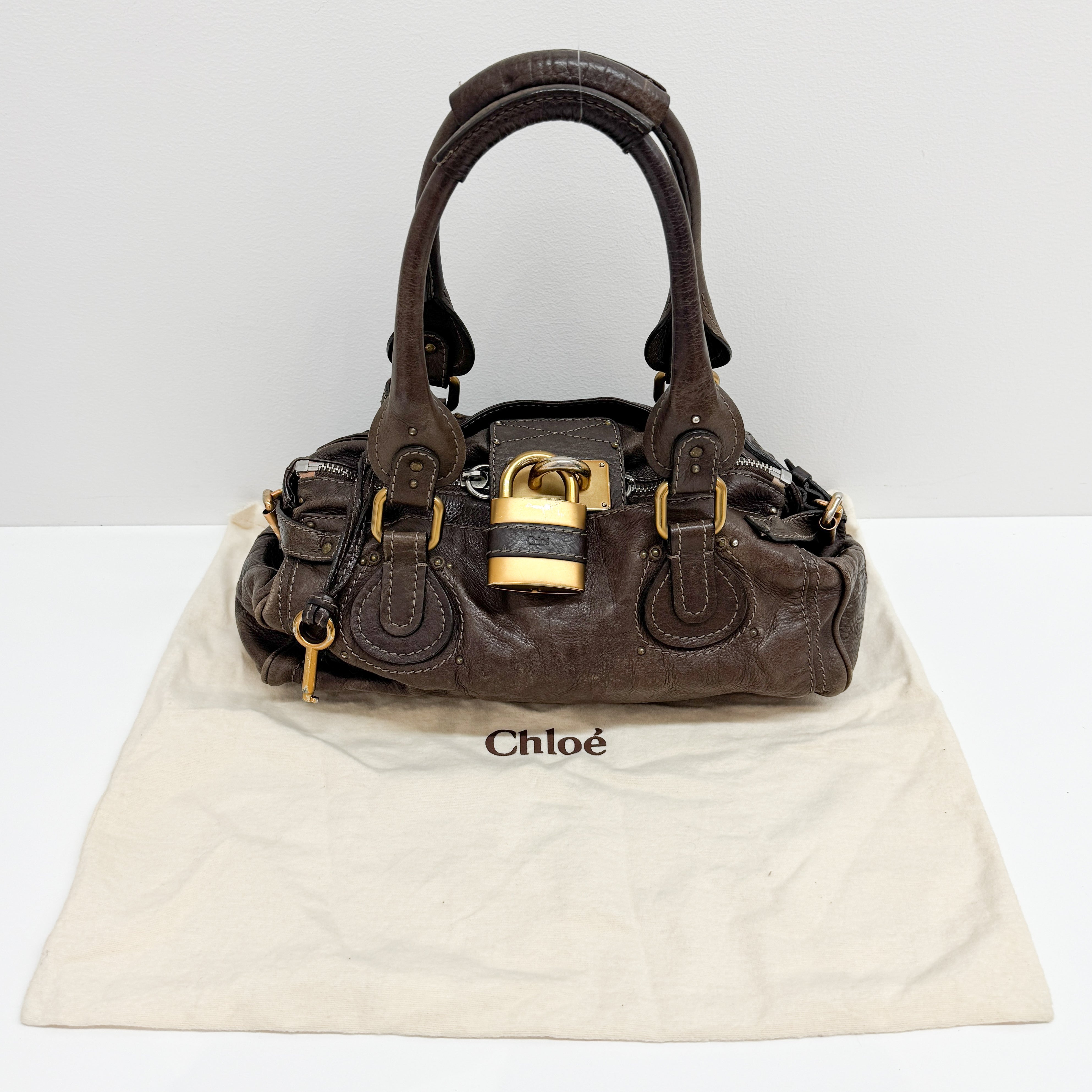 Paddington Brown Leather Shoulder Bag