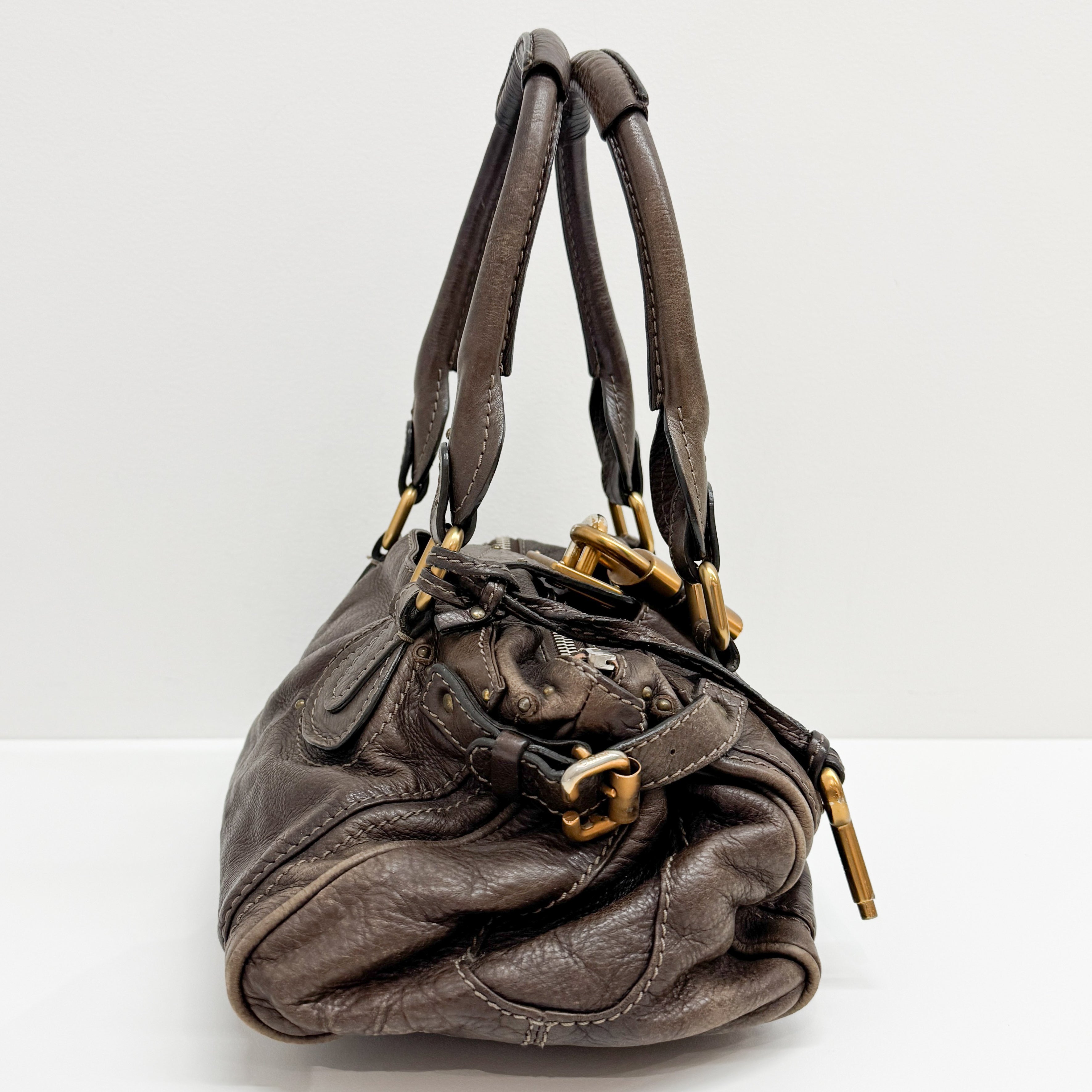 Paddington Brown Leather Shoulder Bag