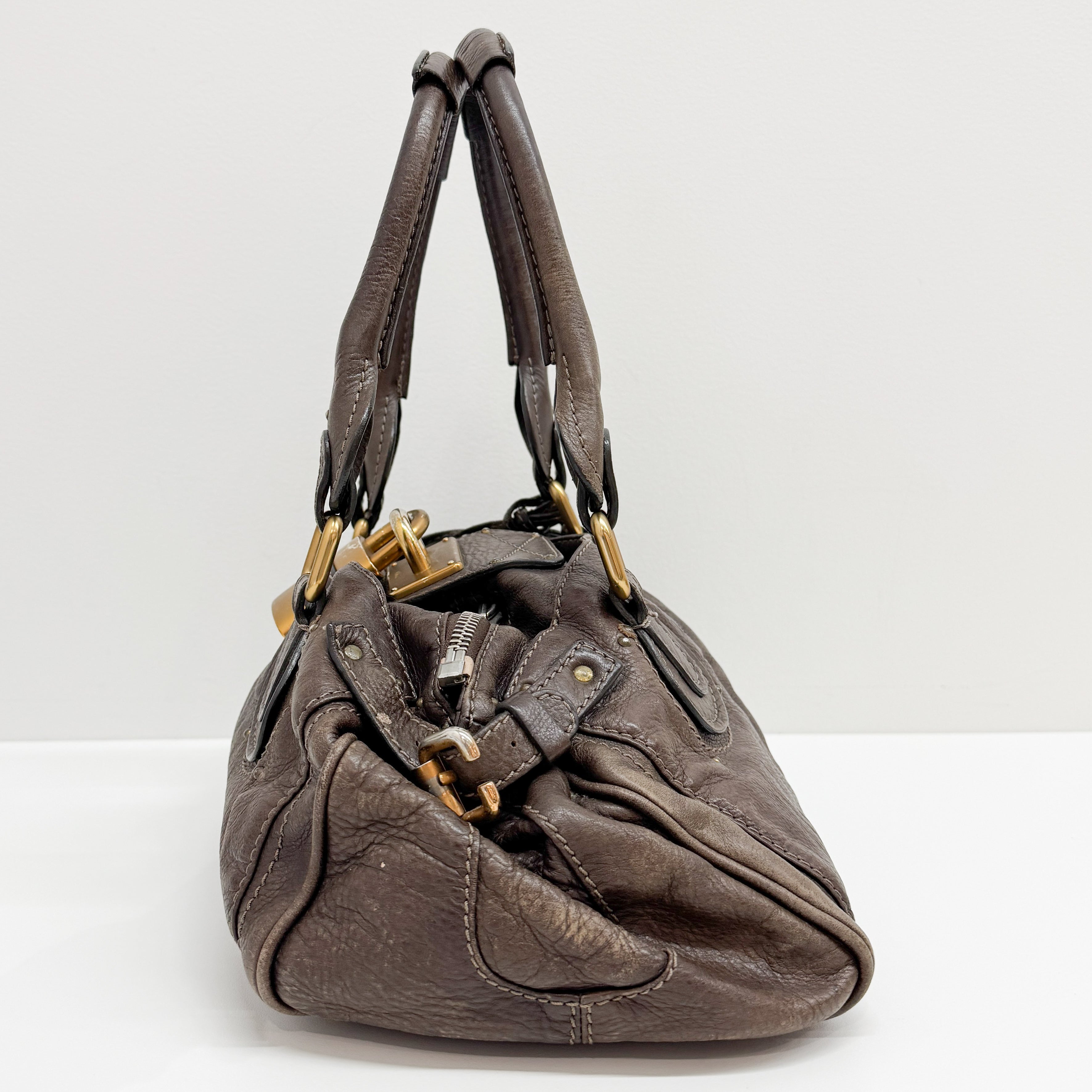 Paddington Brown Leather Shoulder Bag