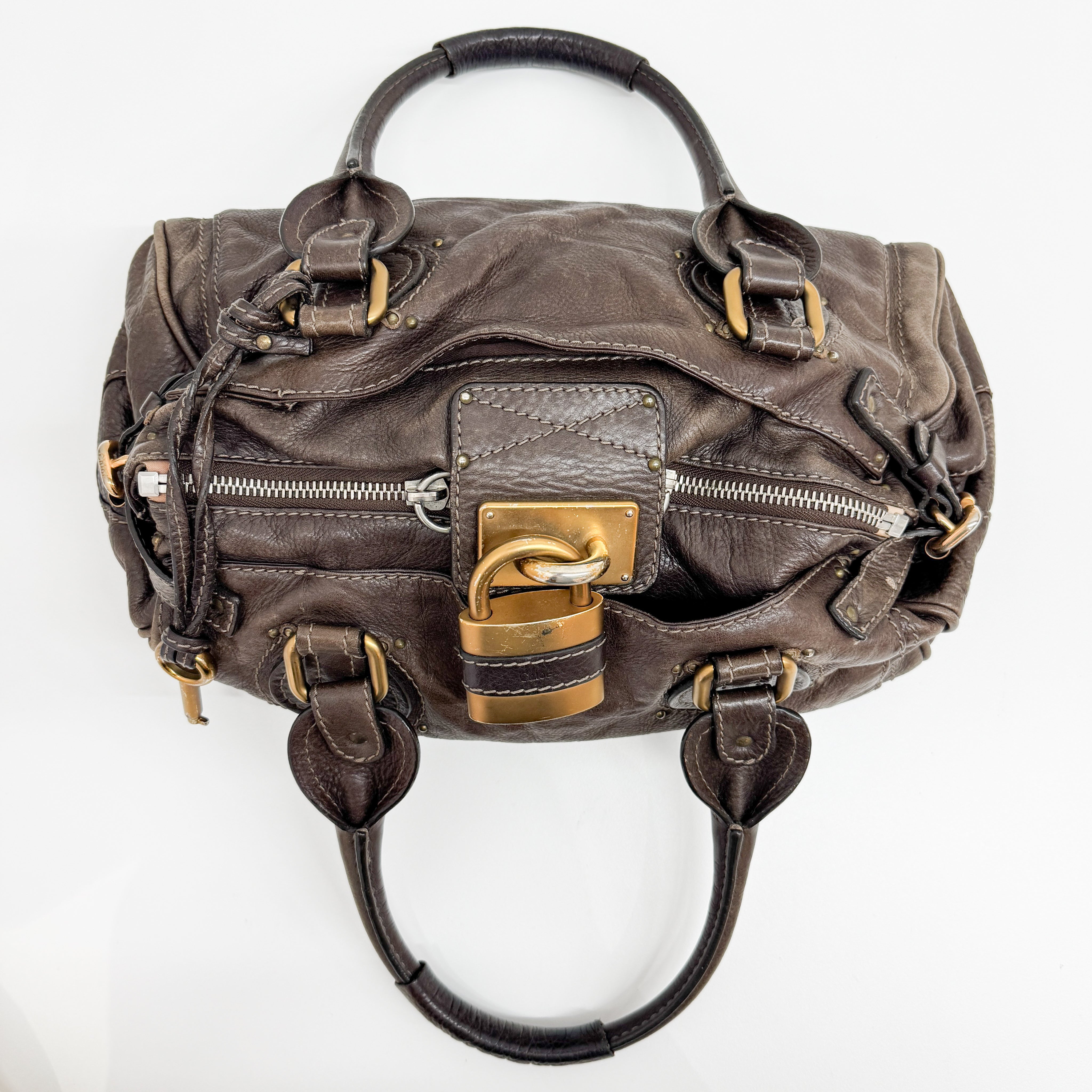 Paddington Brown Leather Shoulder Bag