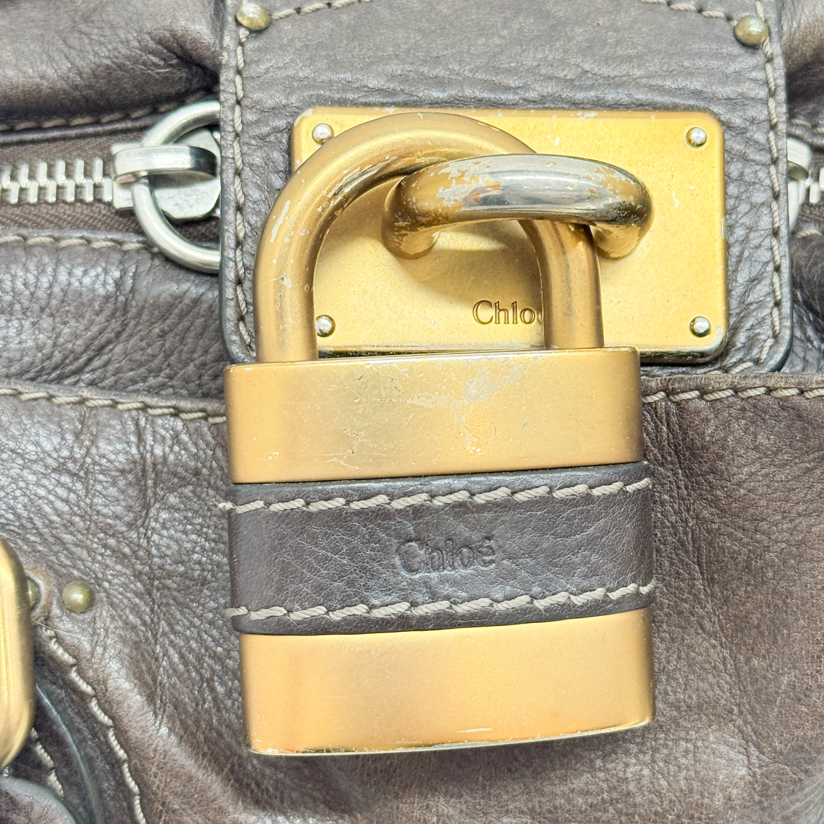 Paddington Brown Leather Shoulder Bag