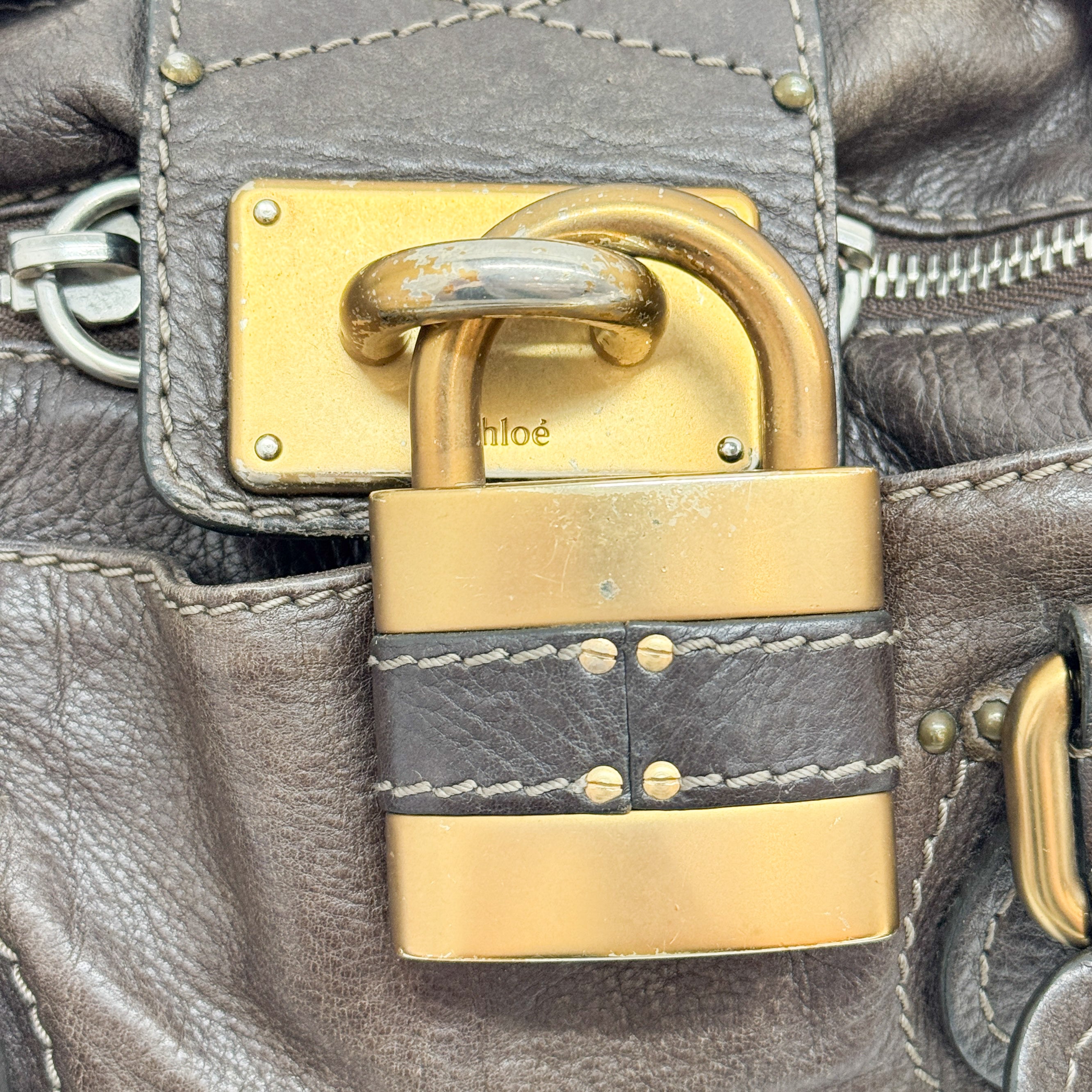 Paddington Brown Leather Shoulder Bag