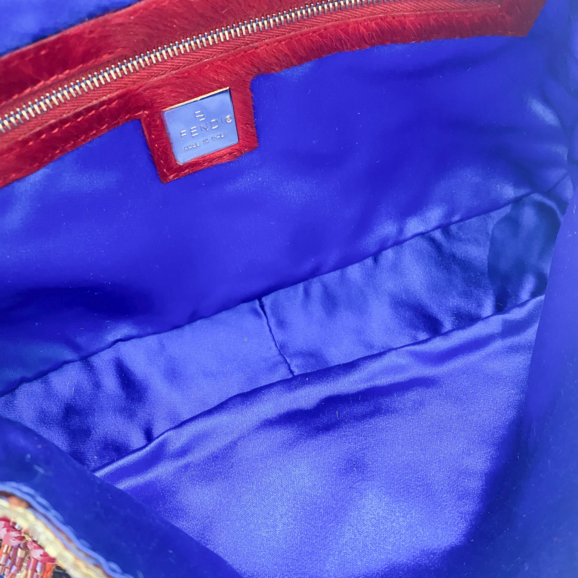 Baguette Multi-Colored Beads Shoulder Bag