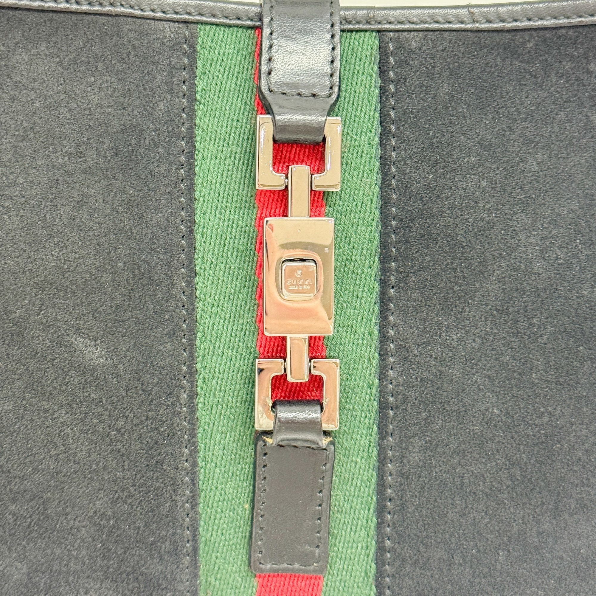 Jackie Black Suede Shoulder Bag