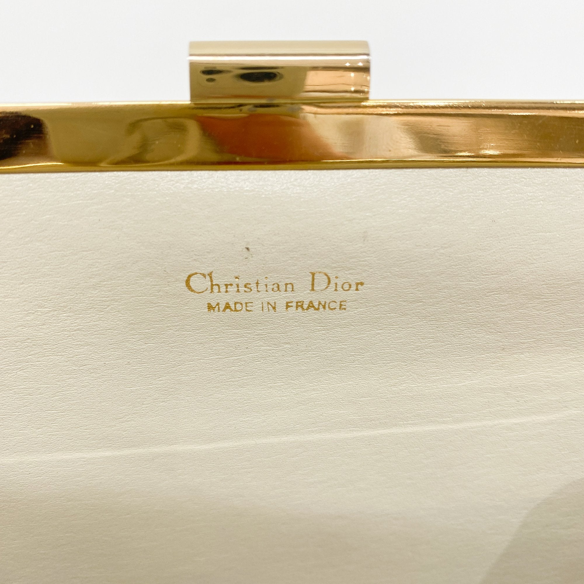 Trotter Beige Suede Clutch Bag