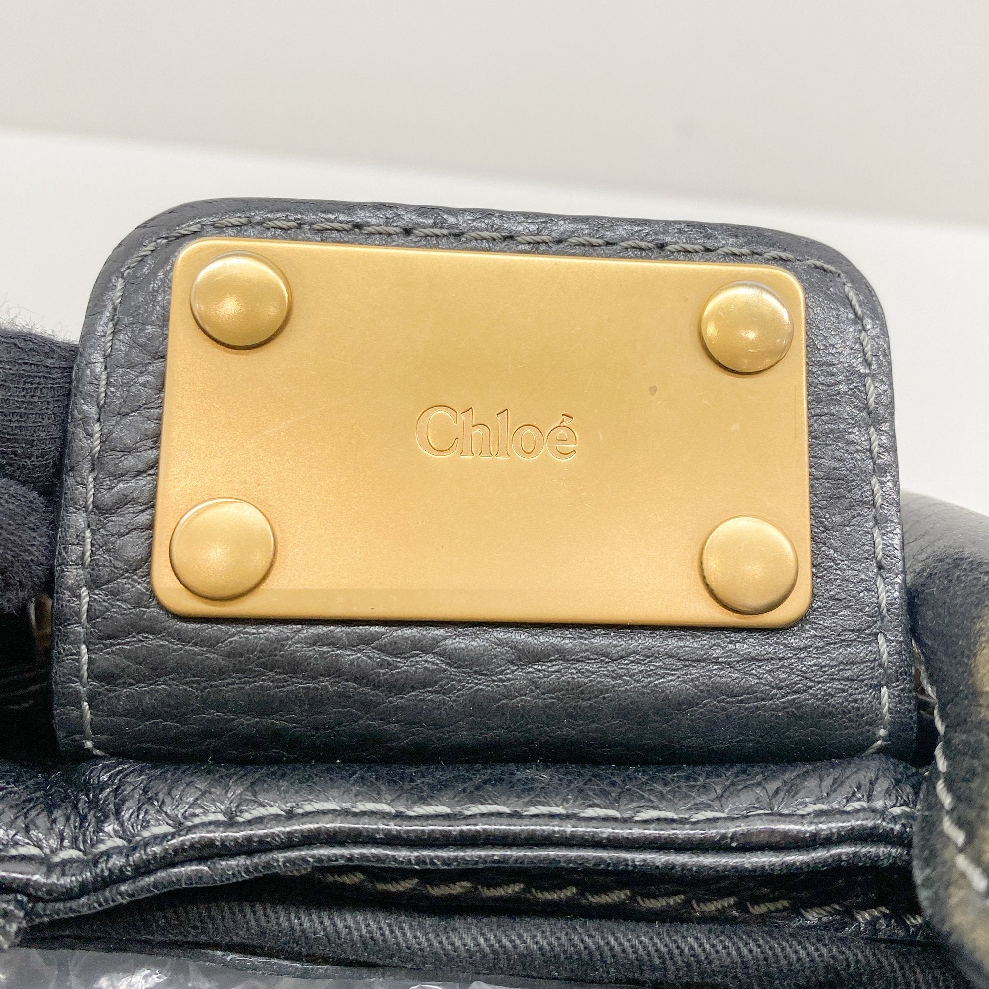 Paddington Black Leather Shoulder Bag