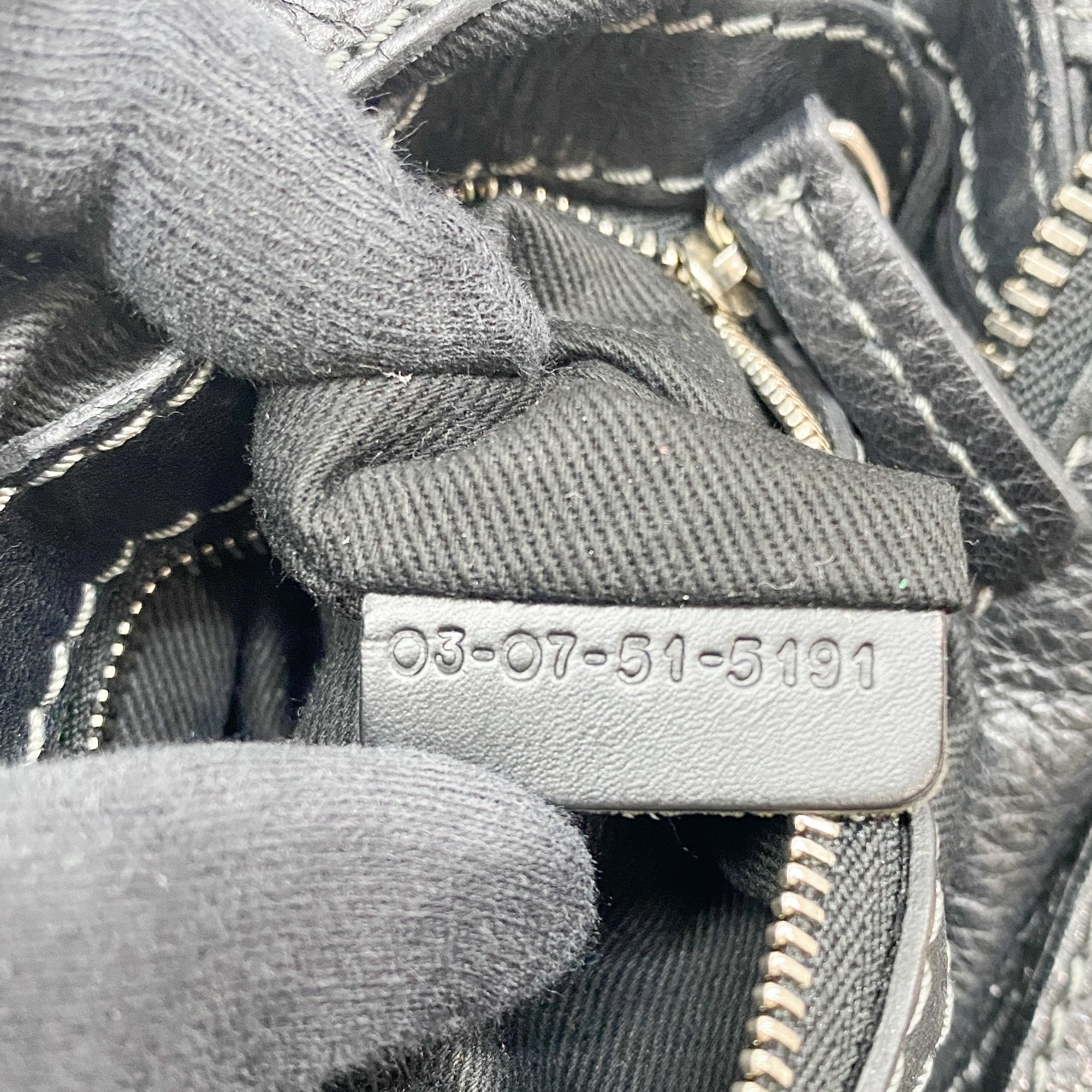 Paddington Black Leather Shoulder Bag