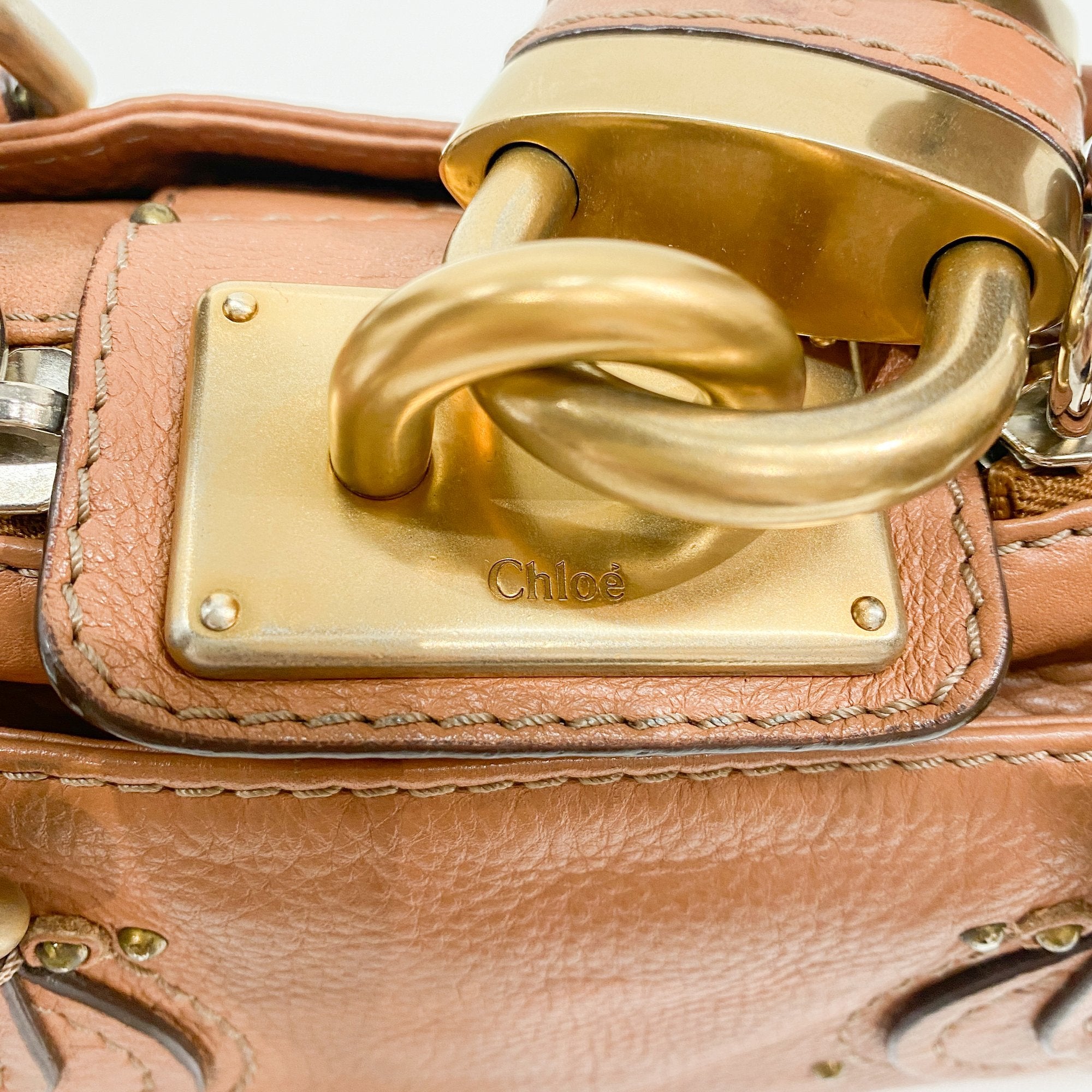 Paddington Mini Brown Leather Shoulder Bag