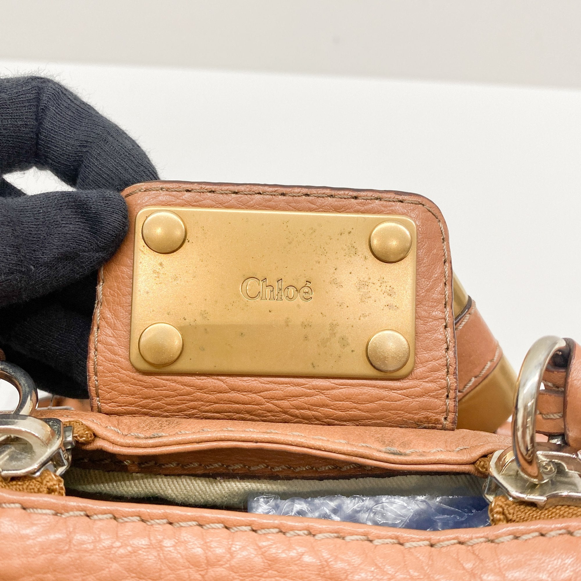 Paddington Mini Brown Leather Shoulder Bag