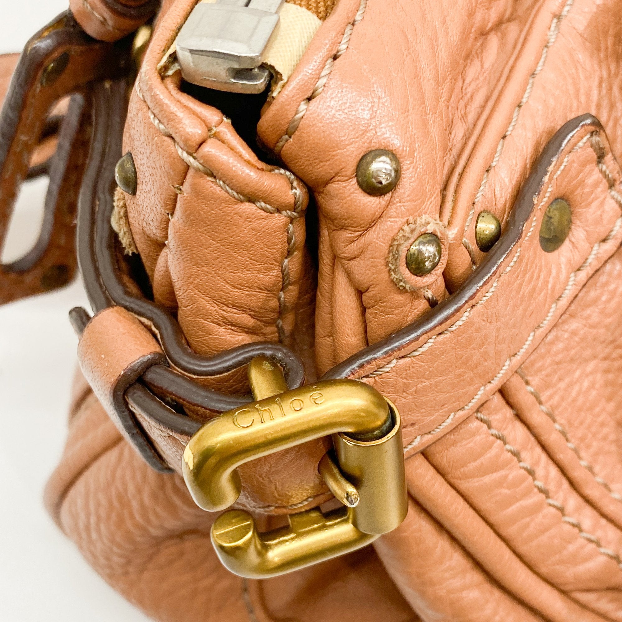 Paddington Mini Brown Leather Shoulder Bag