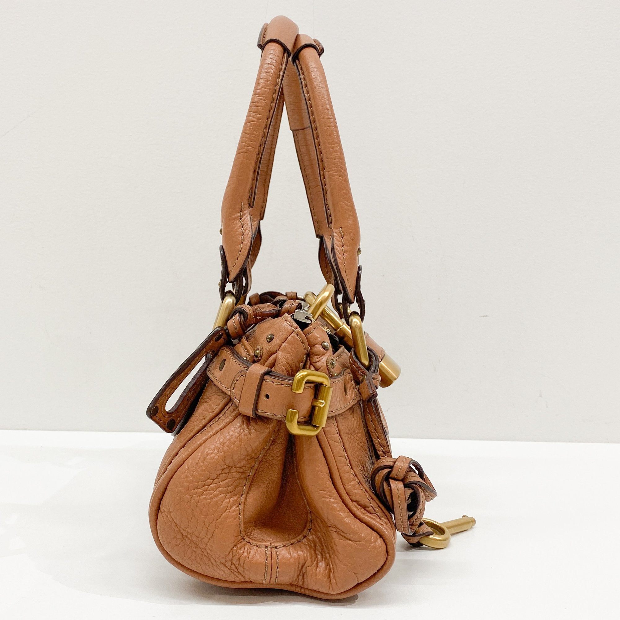 Paddington Mini Brown Leather Shoulder Bag