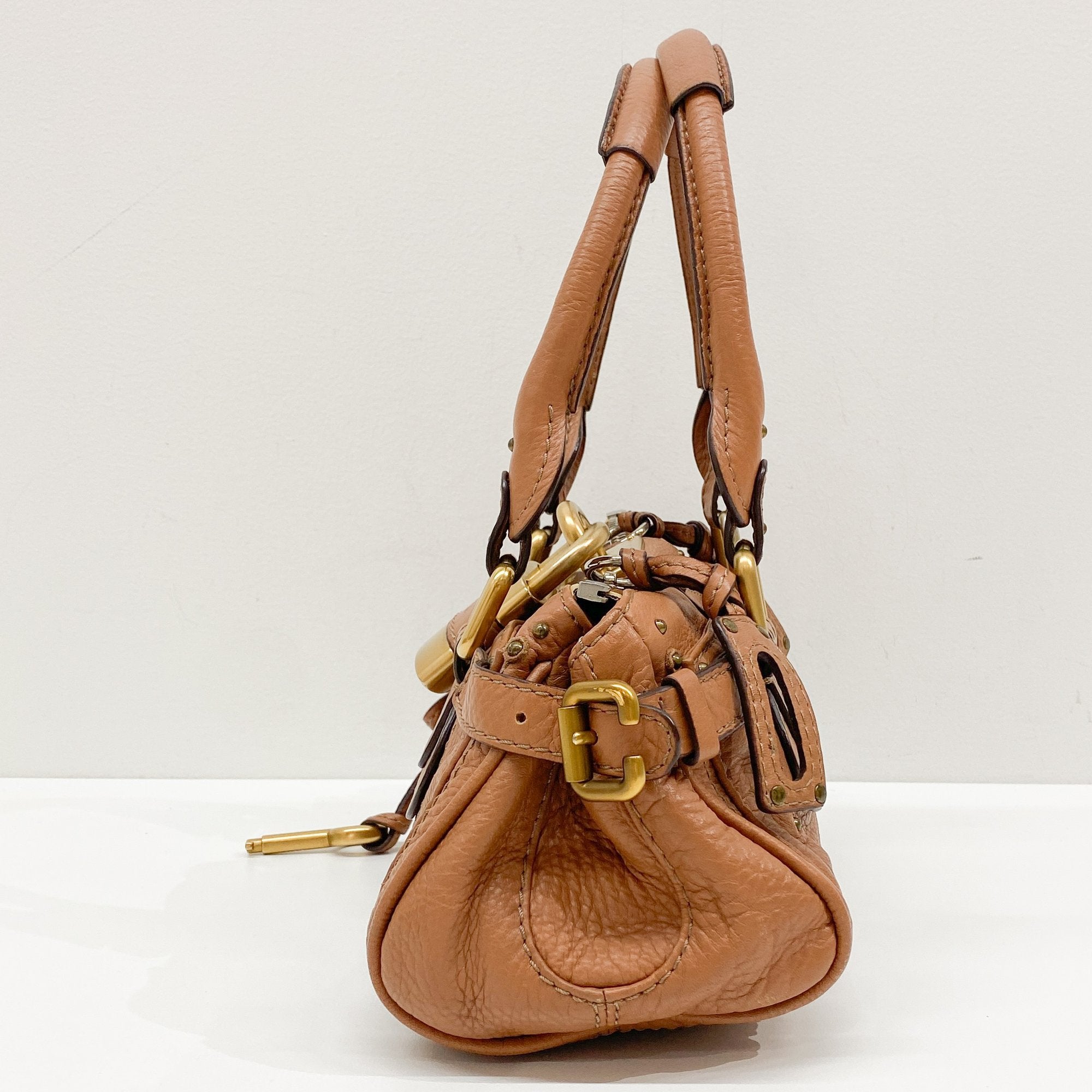 Paddington Mini Brown Leather Shoulder Bag