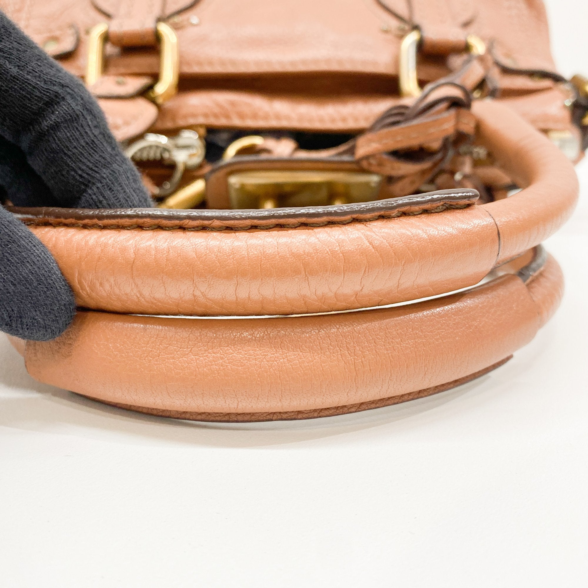 Paddington Mini Brown Leather Shoulder Bag