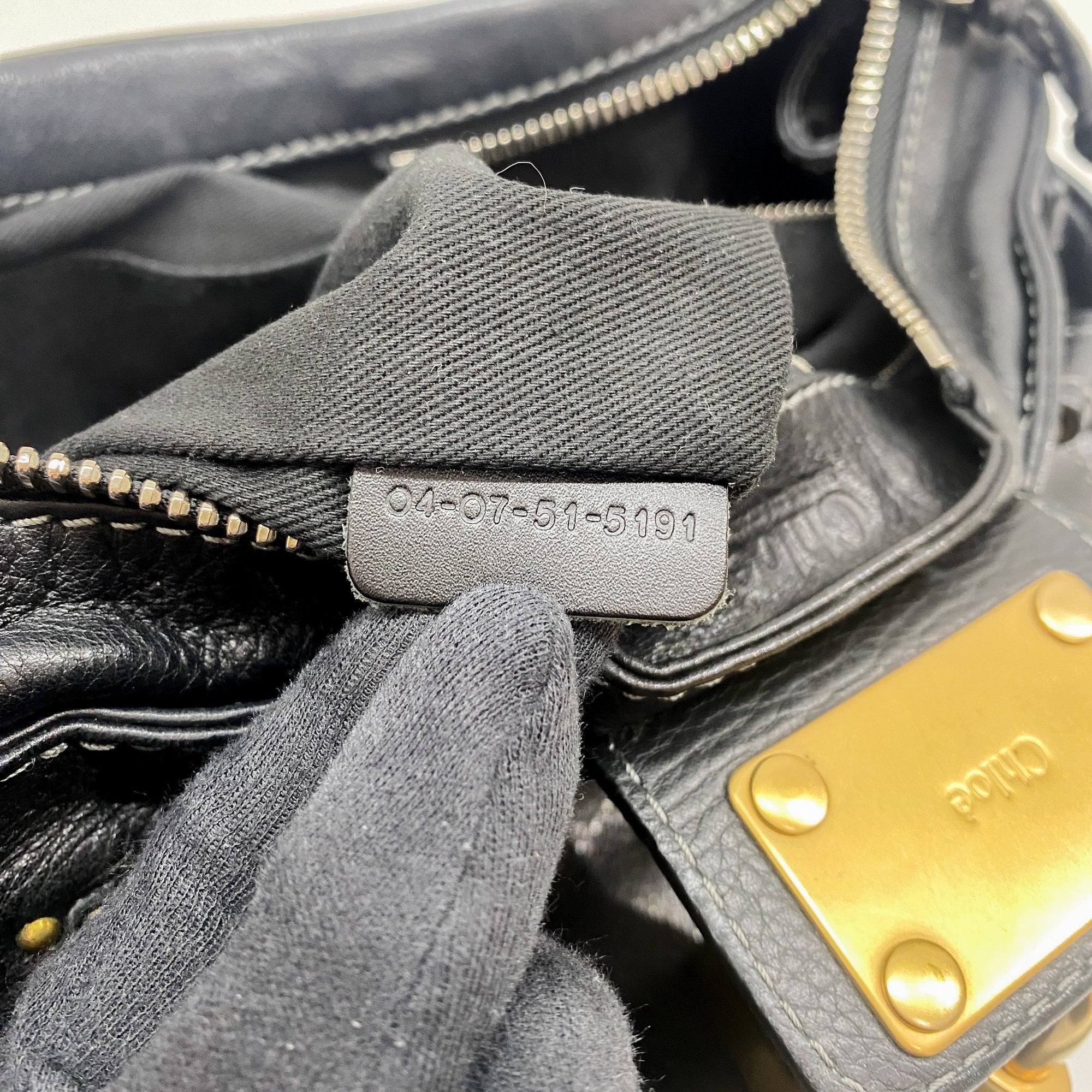 Paddington Black Leather Shoulder Bag