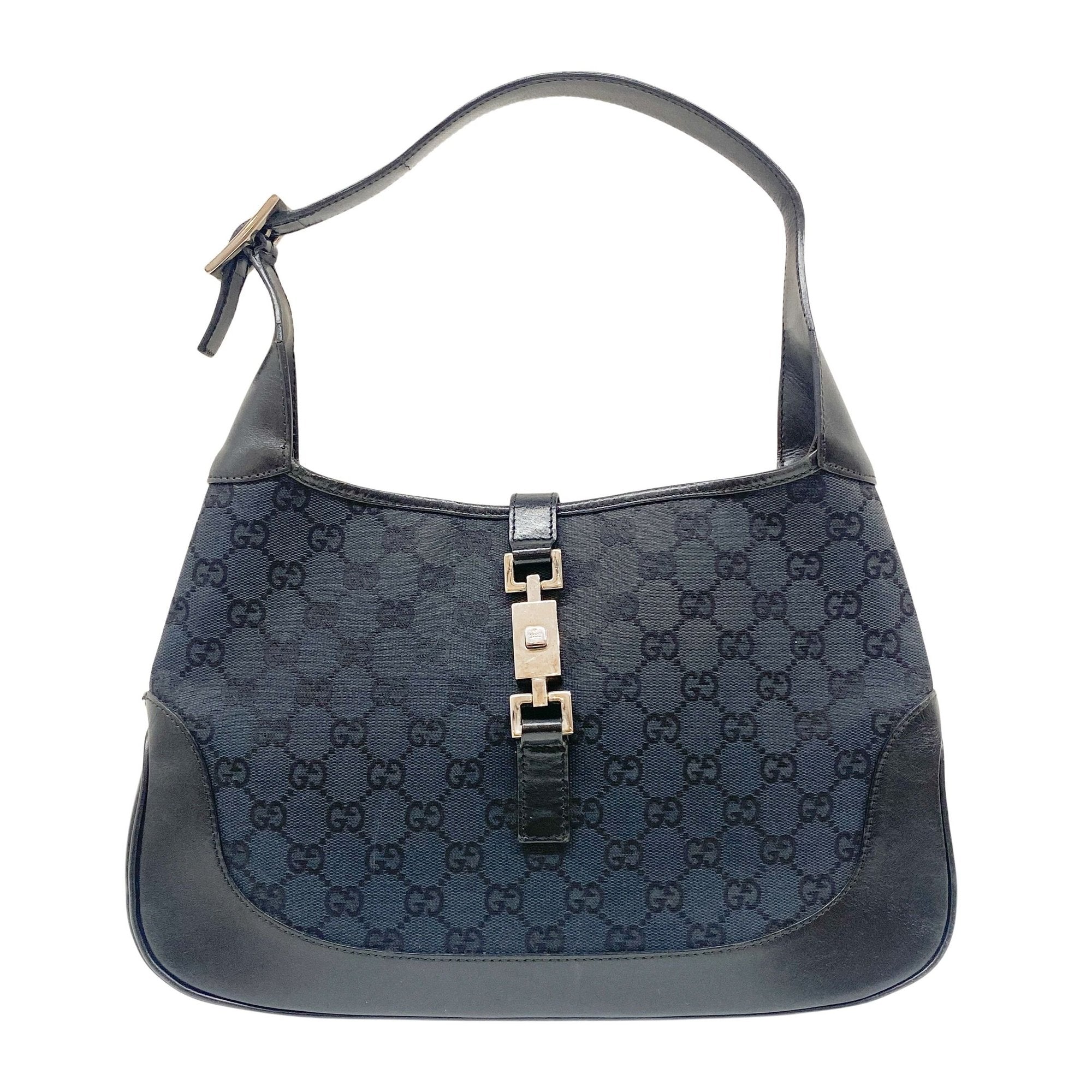 Jackie Black GG Canvas Leather Shoulder Bag