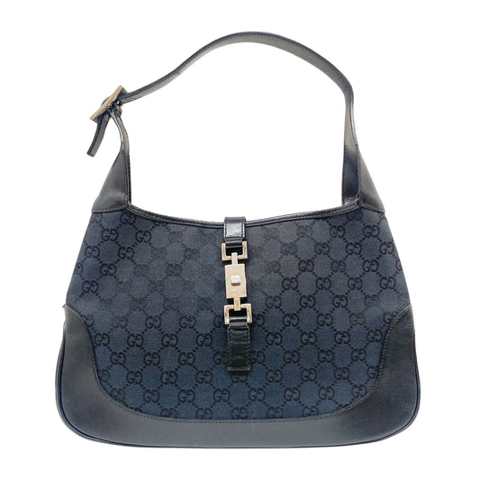 Jackie Black GG Canvas Leather Shoulder Bag